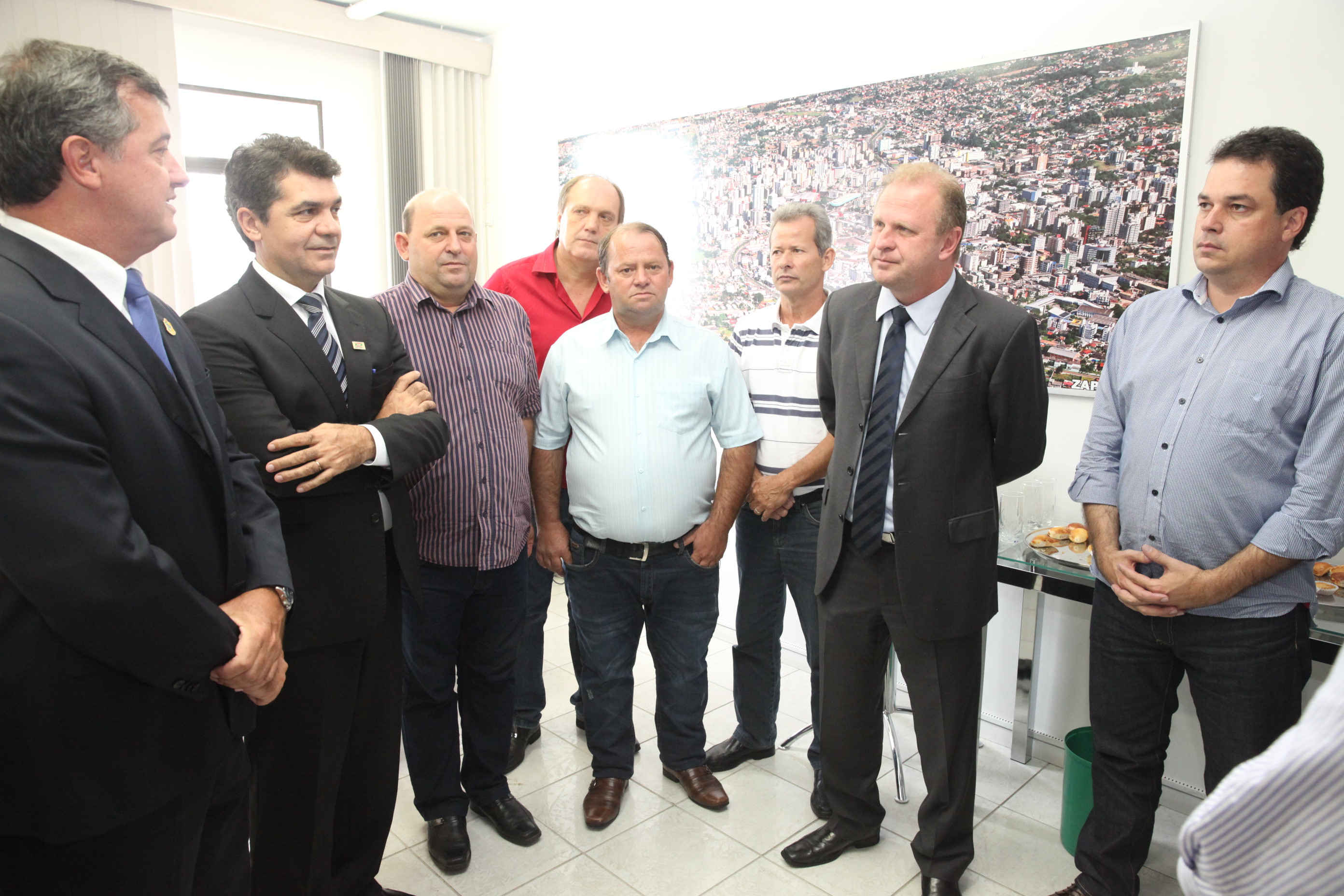 Presidente da Alesc, Gelson Merisio, cumpre agenda em Criciúma. Foto: Fábio Queiroz / Agência AL