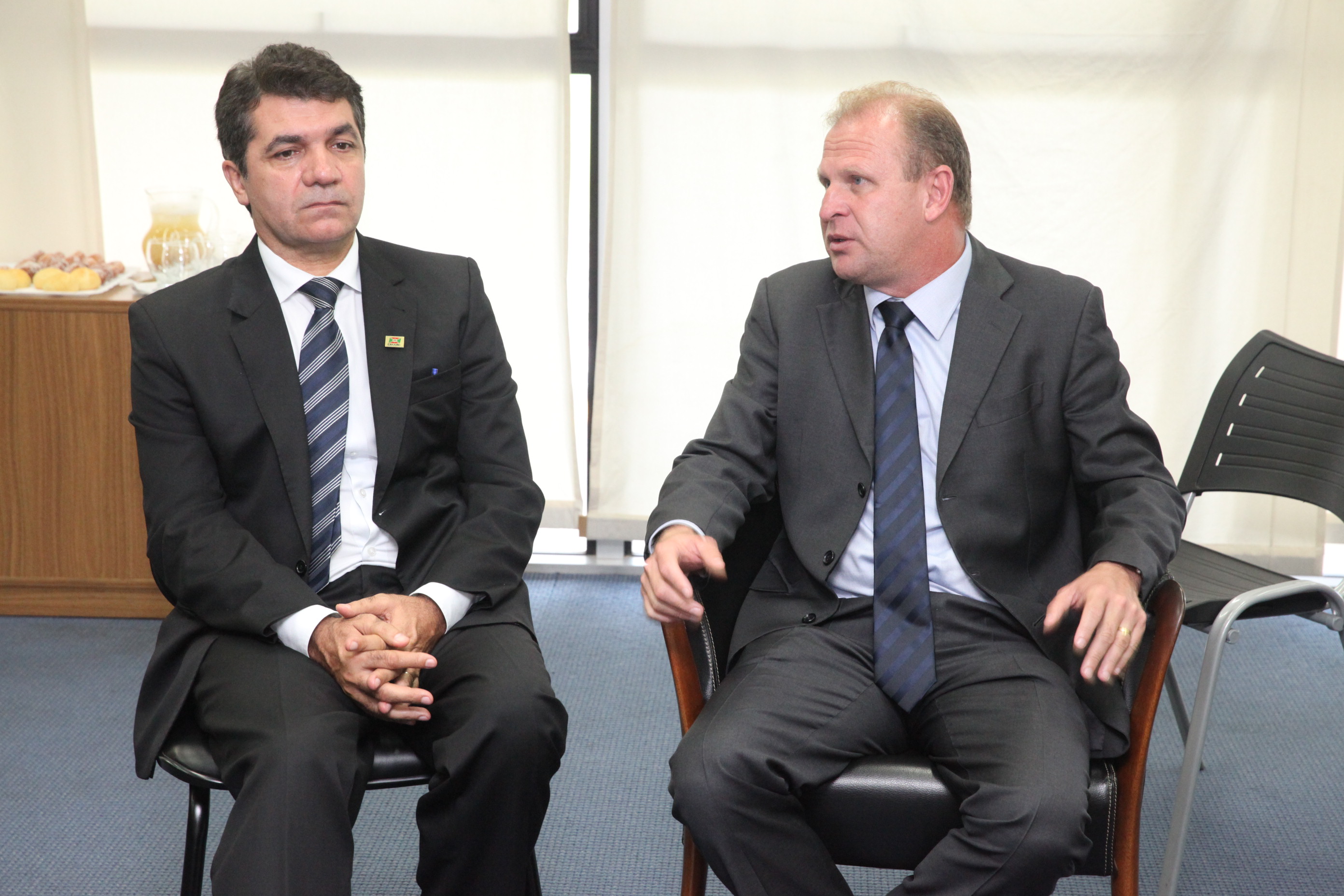 Presidente da Alesc, Gelson Merisio, cumpre agenda em Criciúma. Foto: Fábio Queiroz / Agência AL