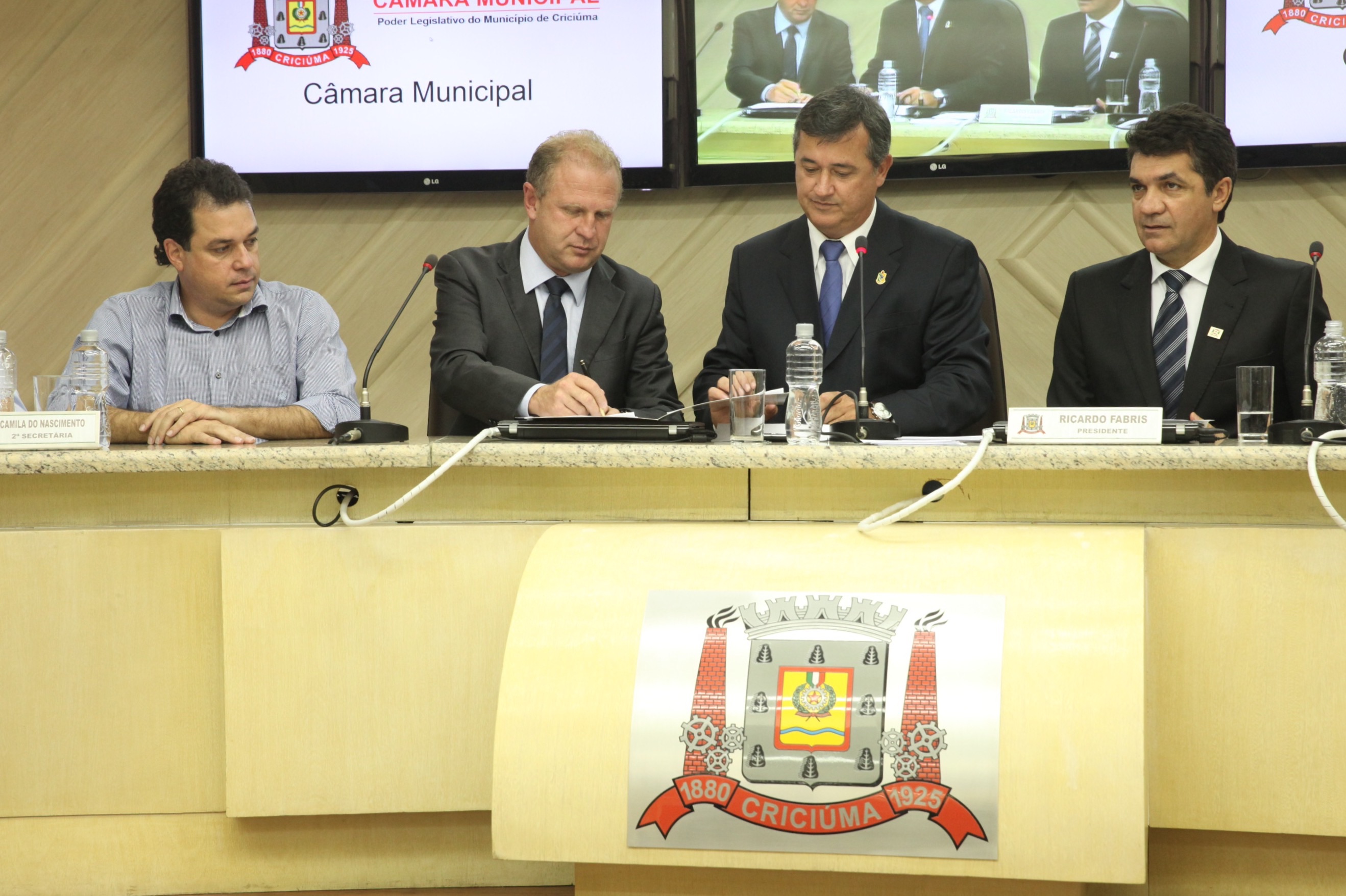 Presidente da Alesc, Gelson Merisio, cumpre agenda em Criciúma. Foto: Fábio Queiroz / Agência AL