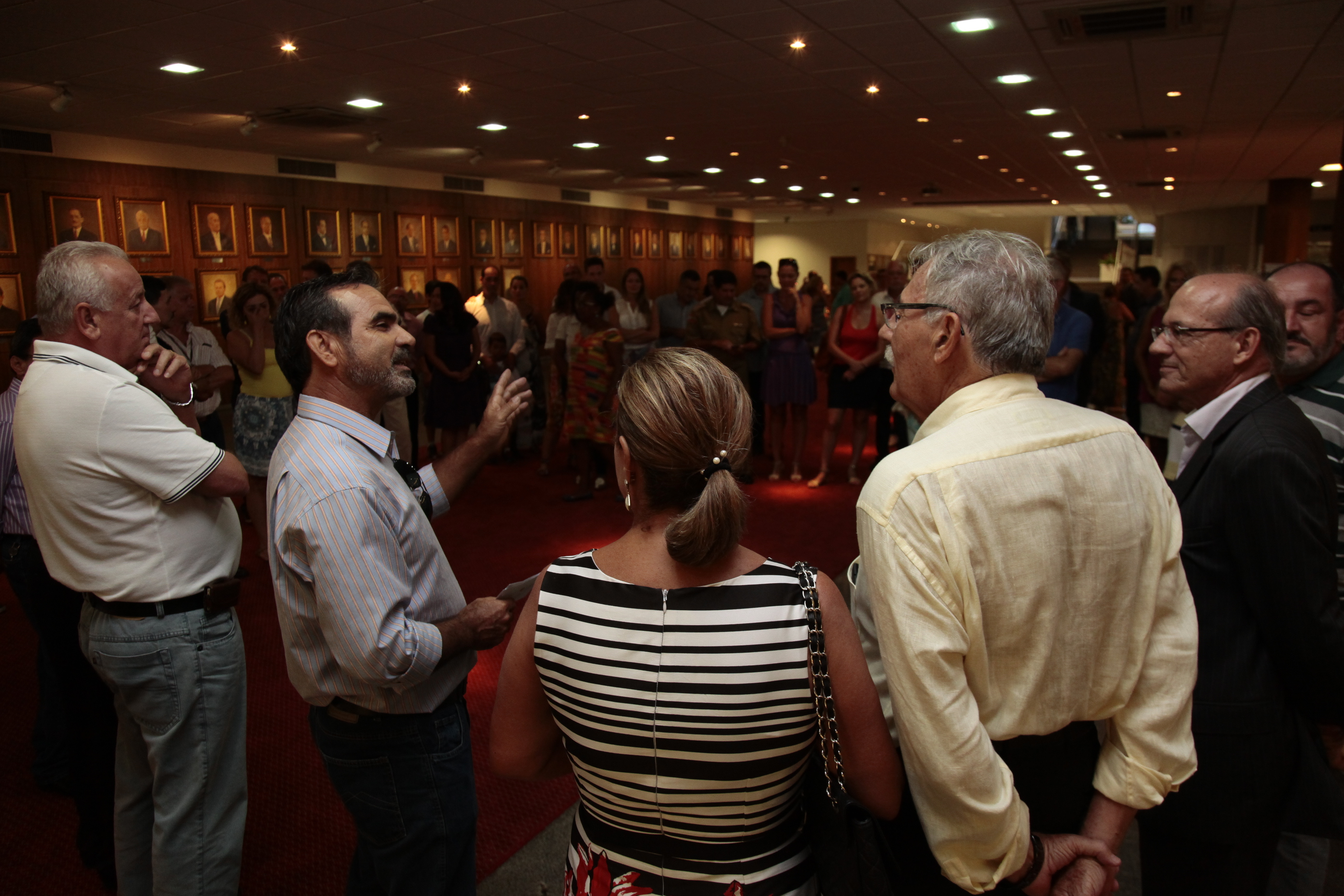 Despedida do servidor, Nazarildo Knabben. Foto: Miriam Zomer/Agência AL