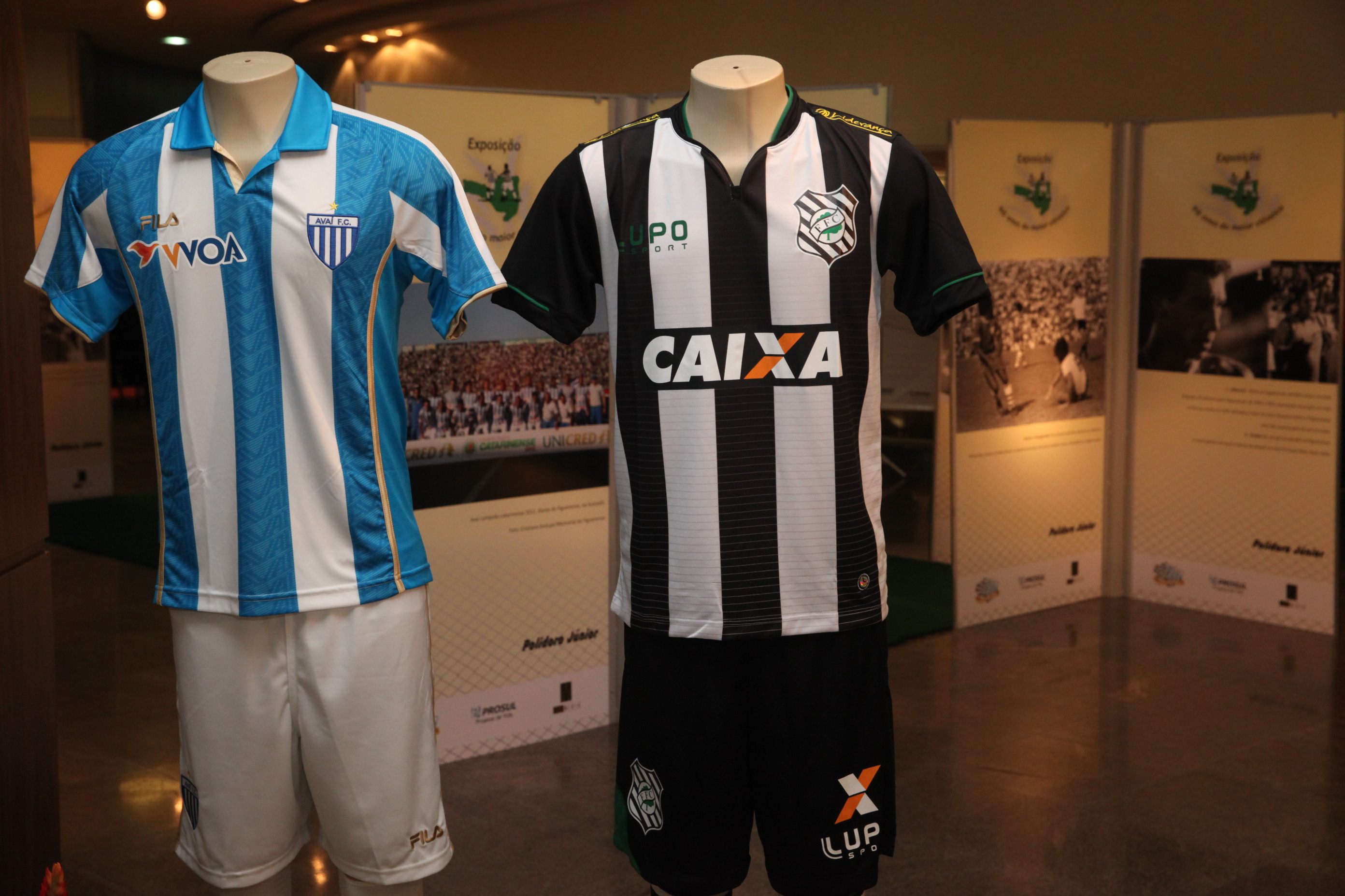 Exposição Avaí e Figueirense. Foto: Fábio Queiroz / Agência AL