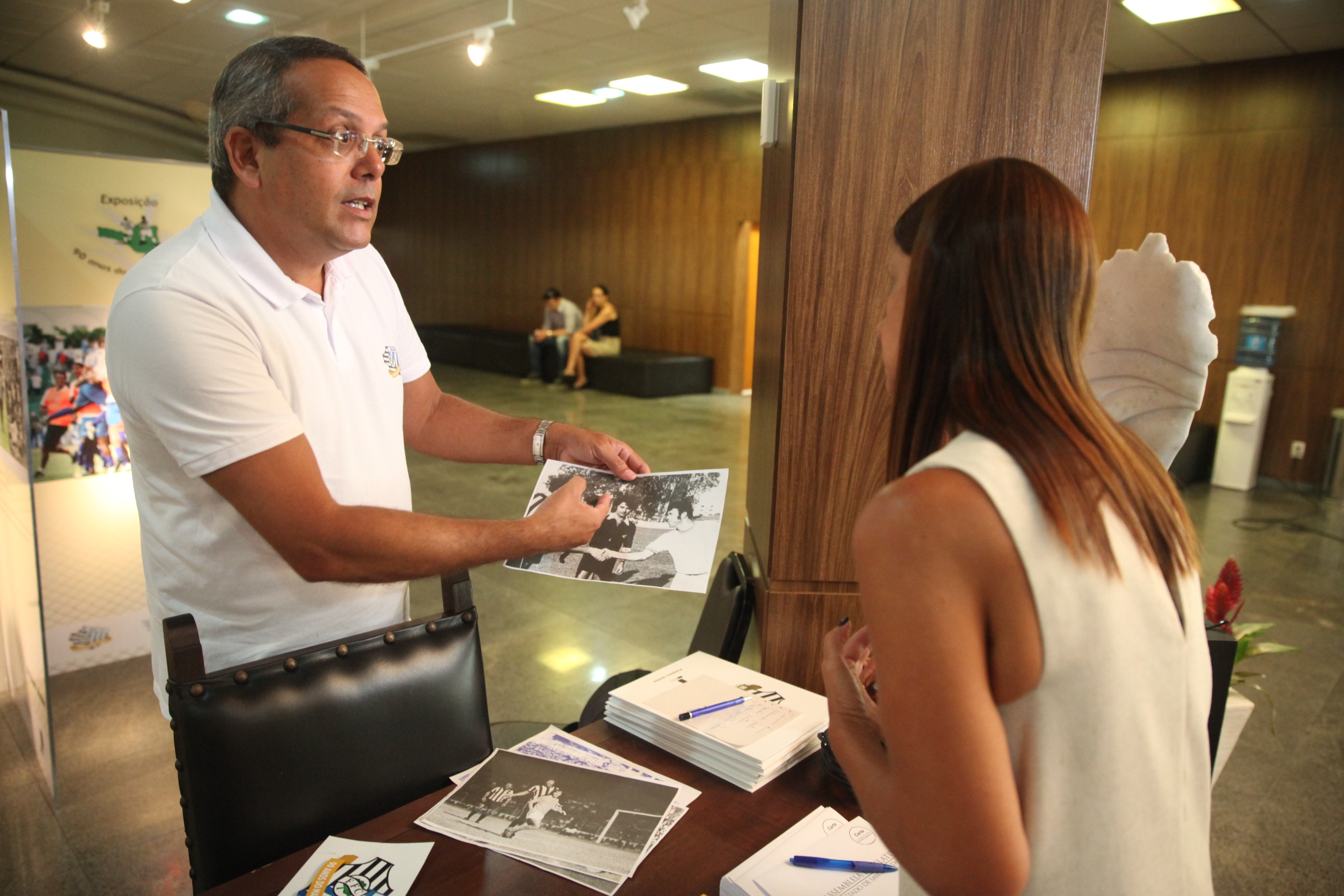Exposição Avaí e Figueirense. Foto: Fábio Queiroz / Agência AL