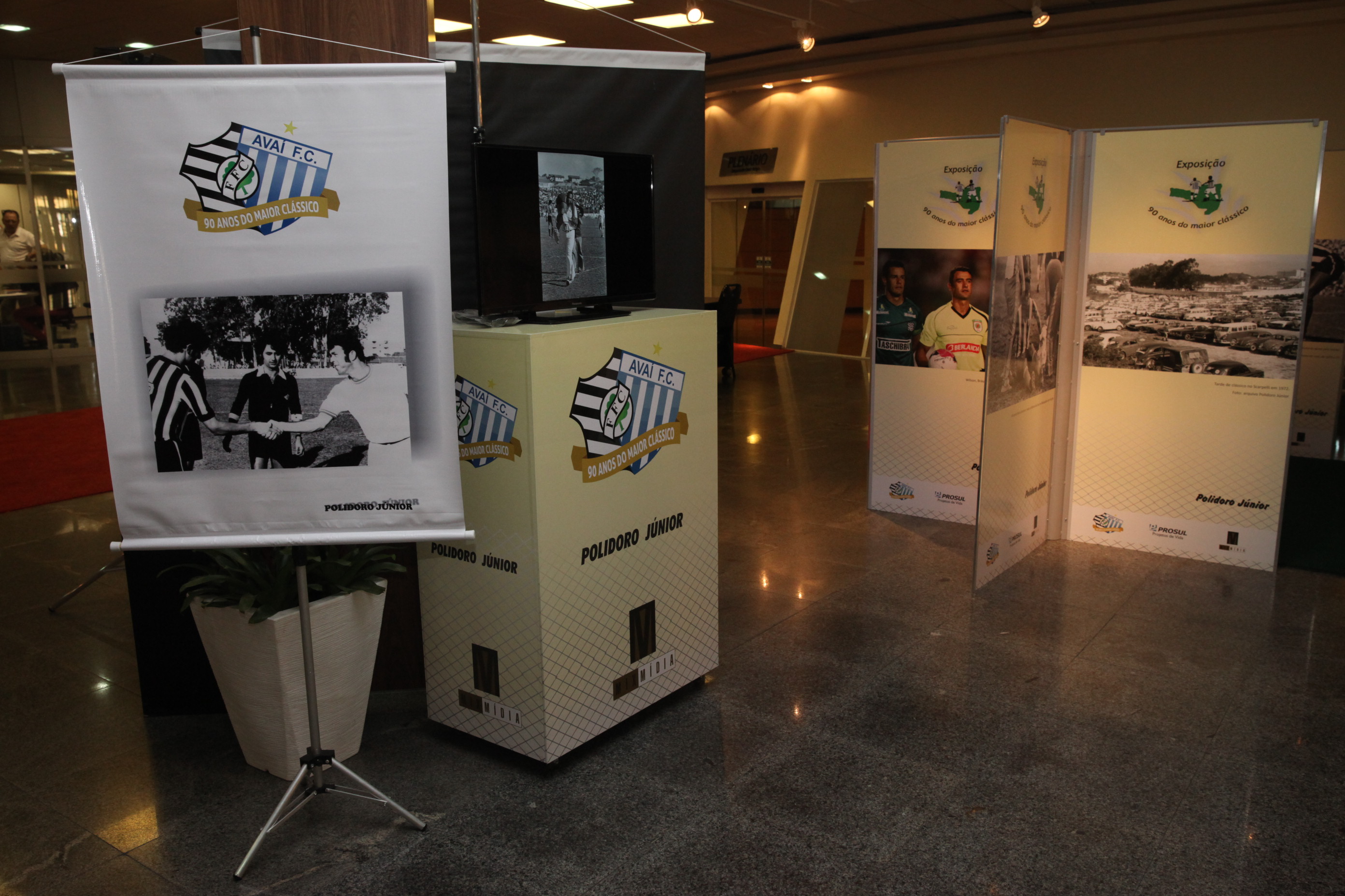 Exposição Avaí e Figueirense. Foto: Fábio Queiroz / Agência AL
