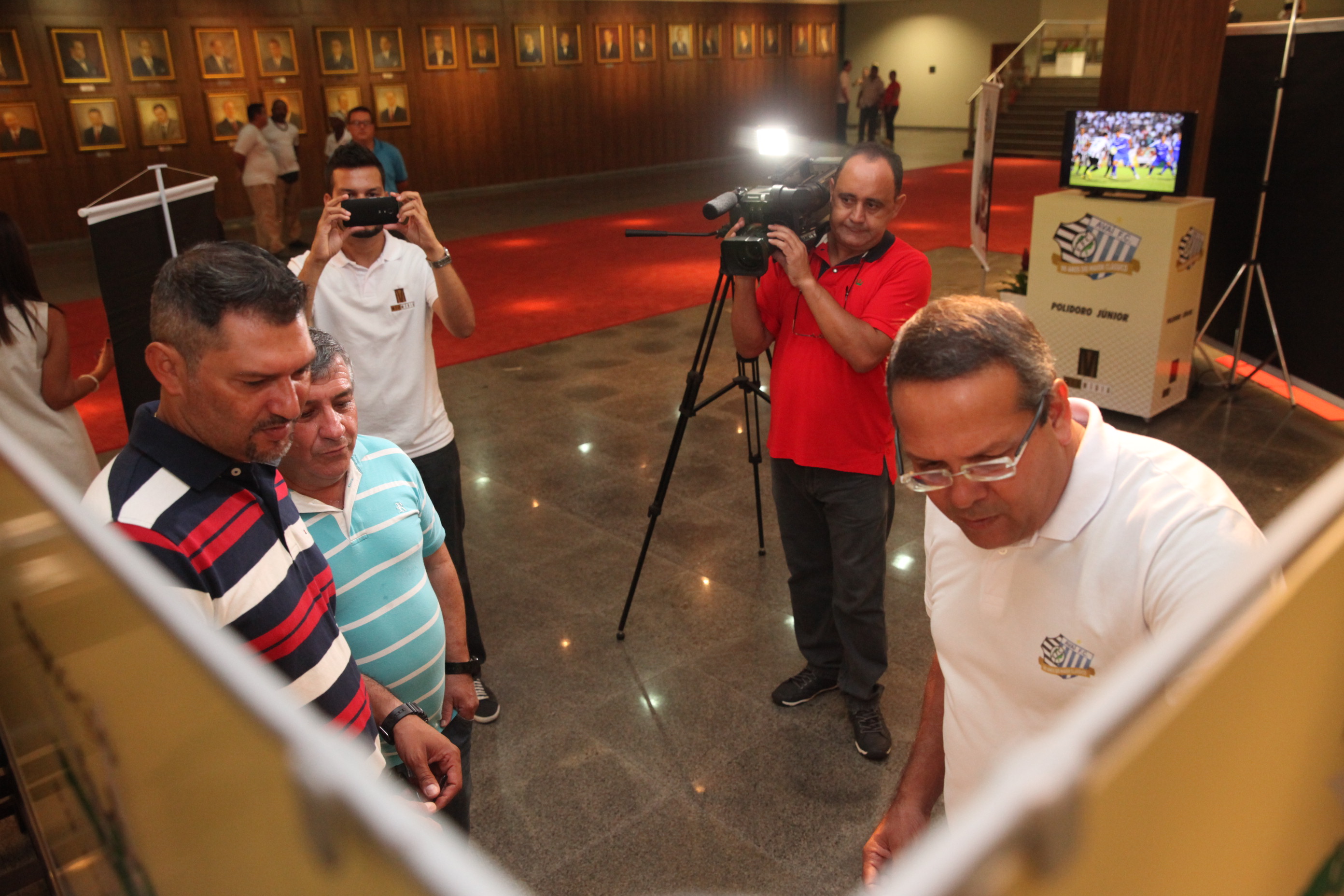 Exposição Avaí e Figueirense. Foto: Fábio Queiroz / Agência AL