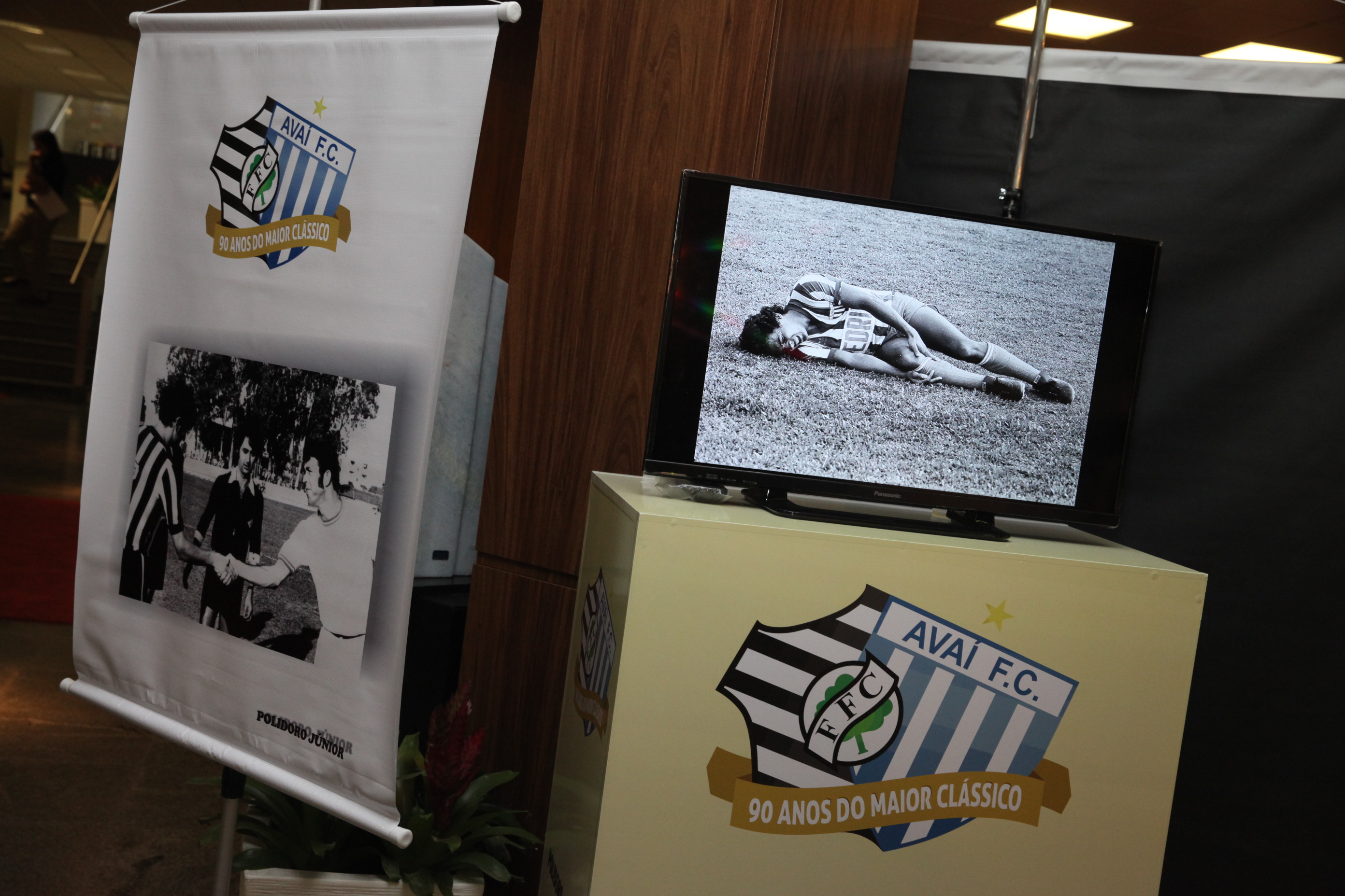 Exposição Avaí e Figueirense. Foto: Fábio Queiroz / Agência AL