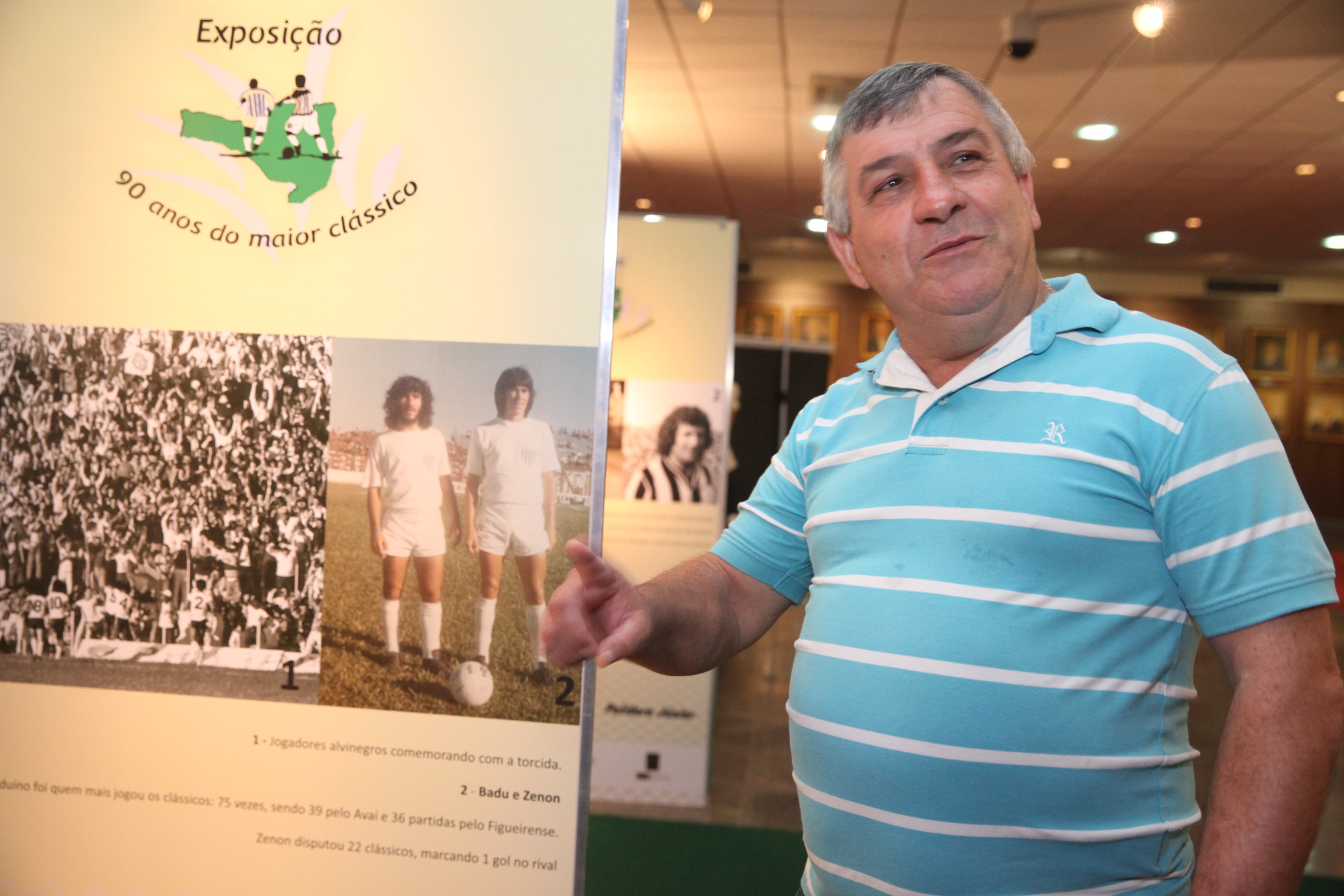 Exposição Avaí e Figueirense. Foto: Fábio Queiroz / Agência AL