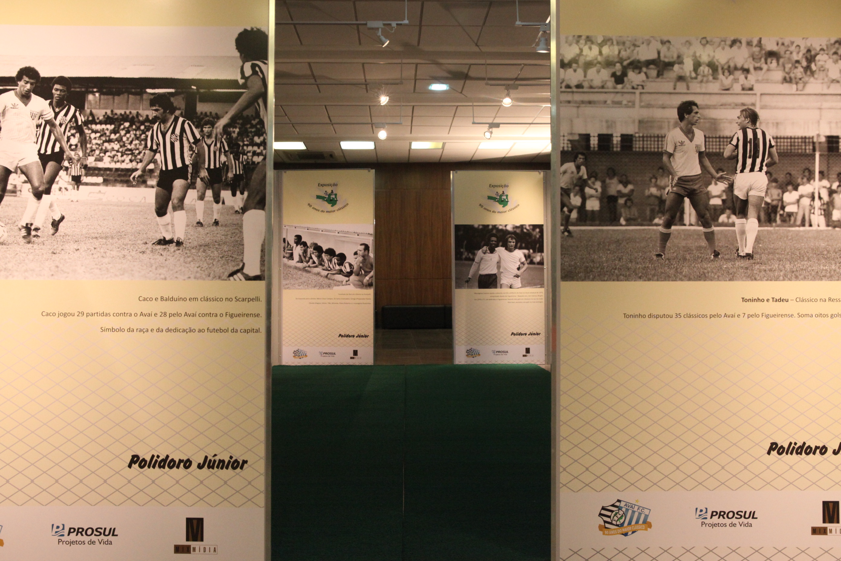 Exposição Avaí e Figueirense. Foto: Fábio Queiroz / Agência AL