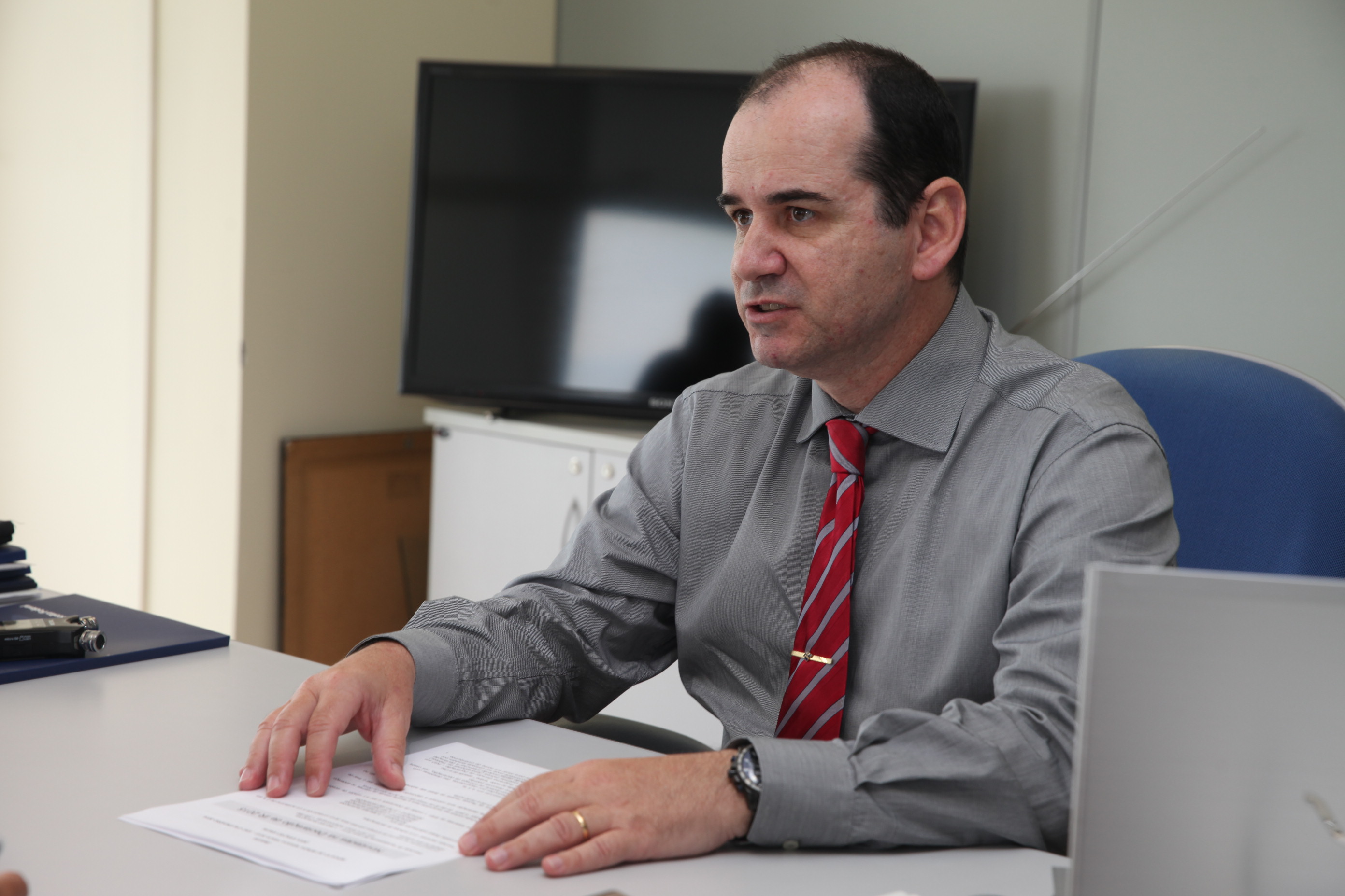 Luiz Augusto de Souza Gonçalves. Delegado da Receita Federal. Foto: Fábio Queiroz/Agência AL