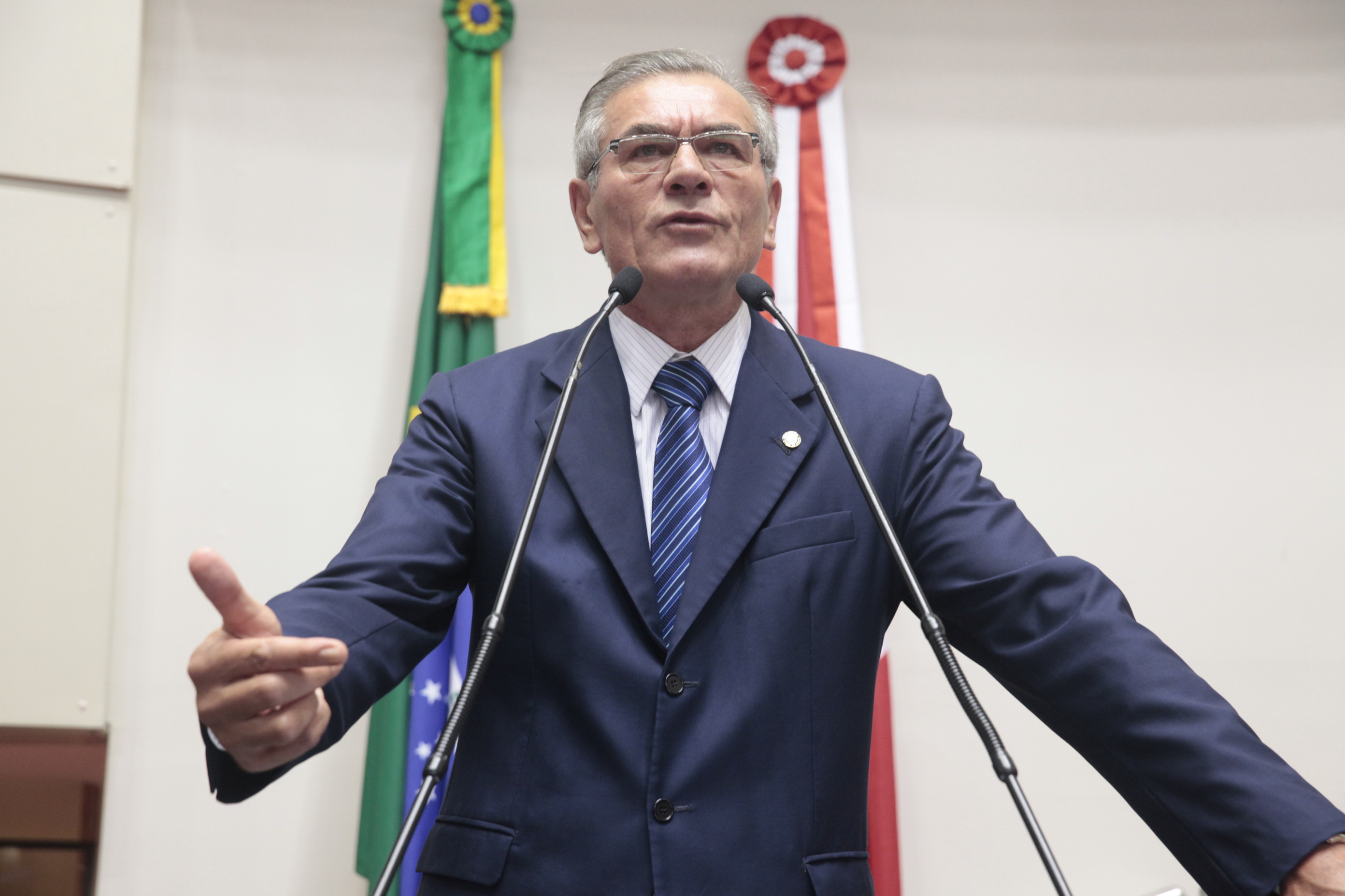Sessão Ordinária - Plenário Osni Régis. Deputado Silvio Dreveck (PP)  Foto: Eduardo Guedes de Oliveira / Agência AL