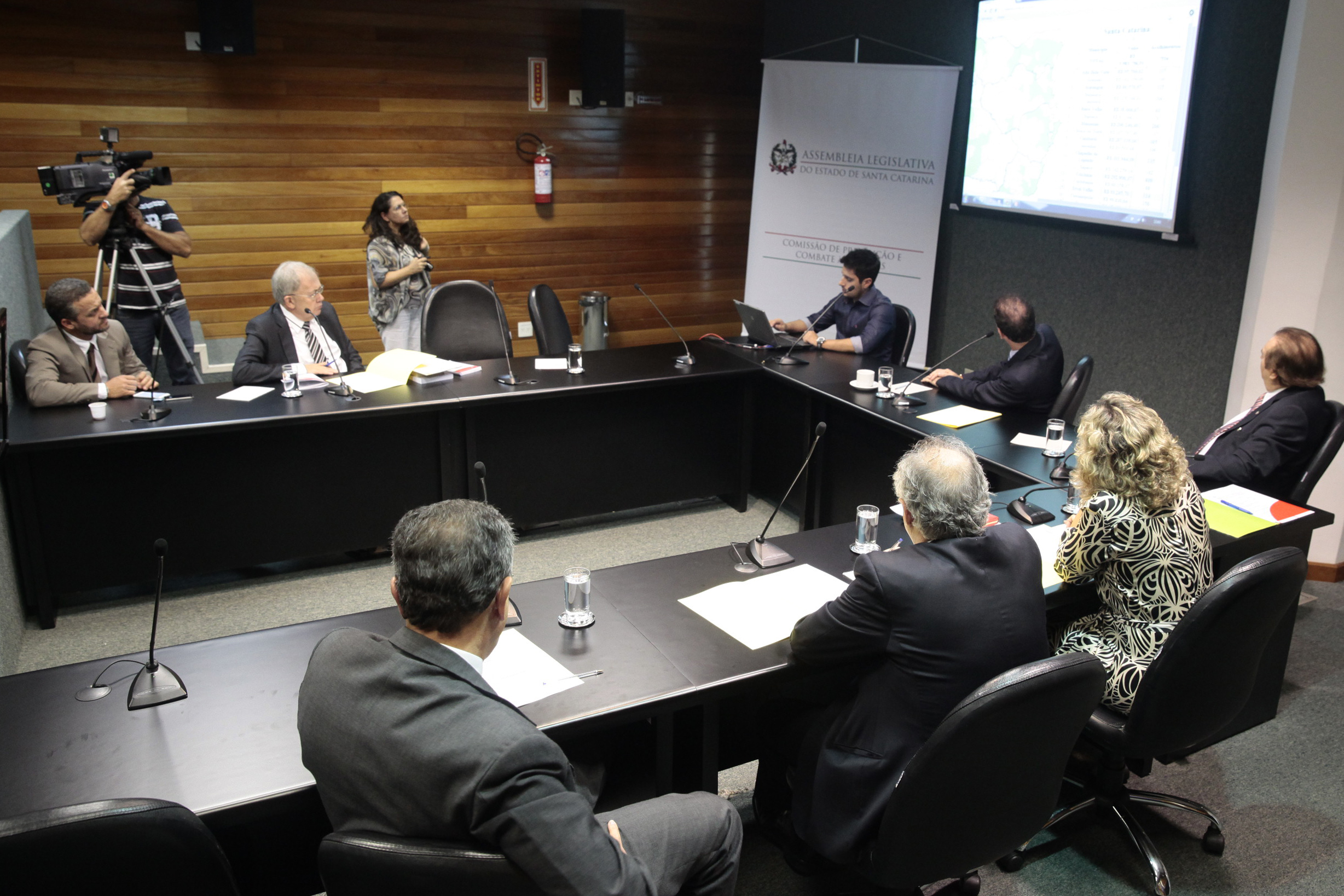 Reunião da Comissão de Combate às Drogas. Foto: Eduardo Guedes de Oliveira / Agência AL