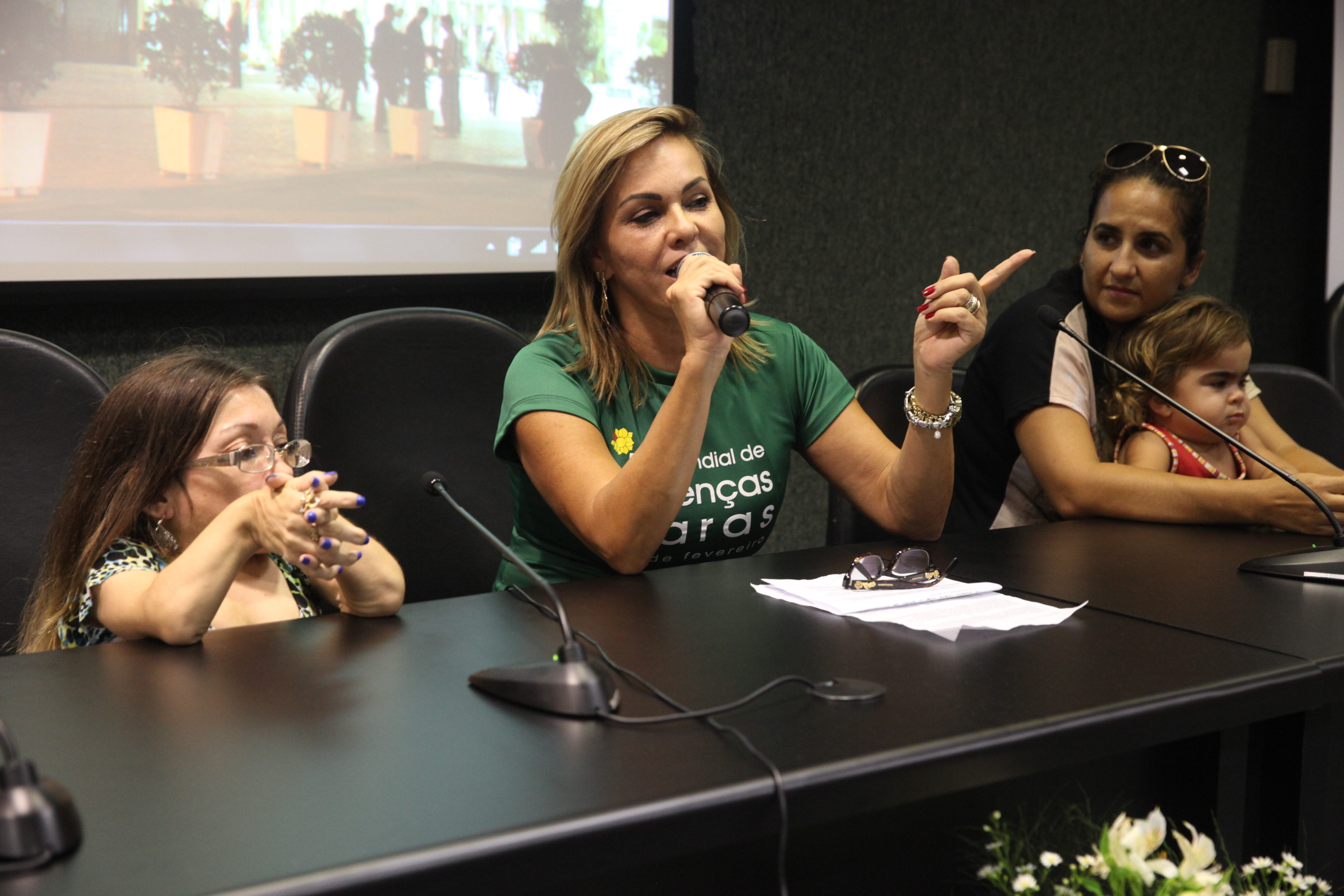 Fórum Catarinense de Doeças Raras. Palestrante Margareth Carreirão. Foto: Fábio Queiroz / Agência AL
