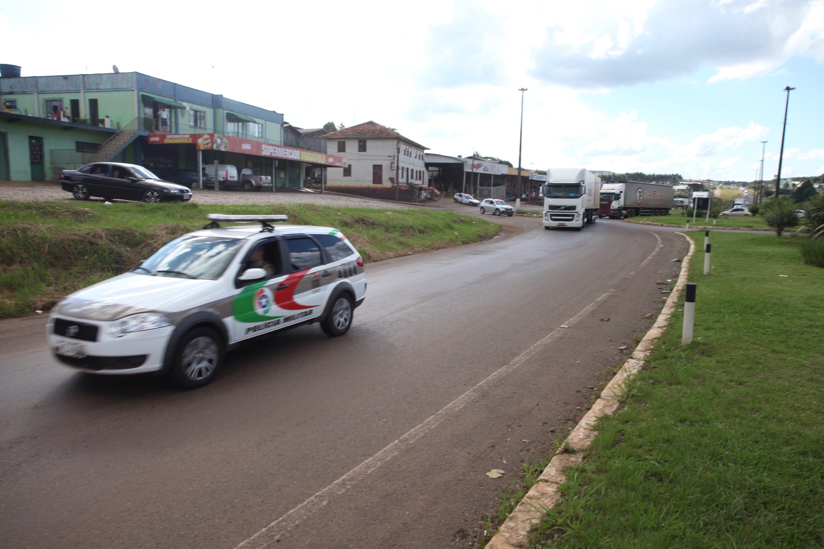 Protesto dos Caminhoneiros. Foto: Fábio Queiroz / Agência AL