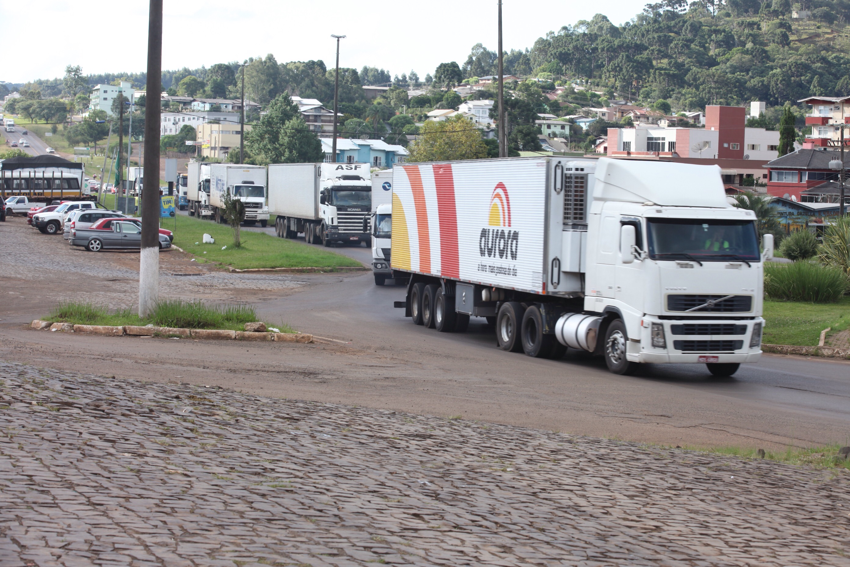 Protesto dos Caminhoneiros. Foto: Fábio Queiroz / Agência AL