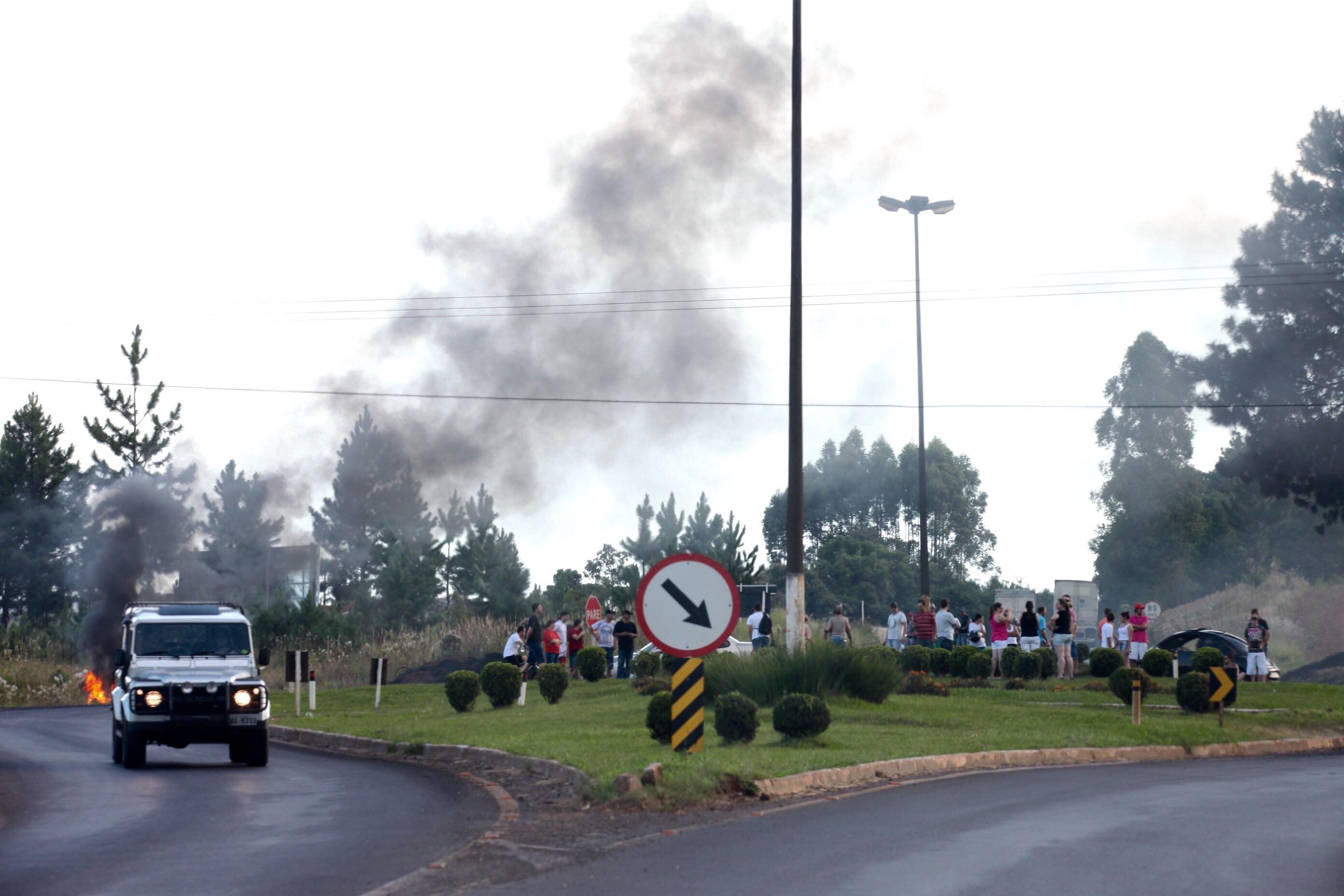 Protesto dos Caminhoneiros. Foto: Fábio Queiroz / Agência AL