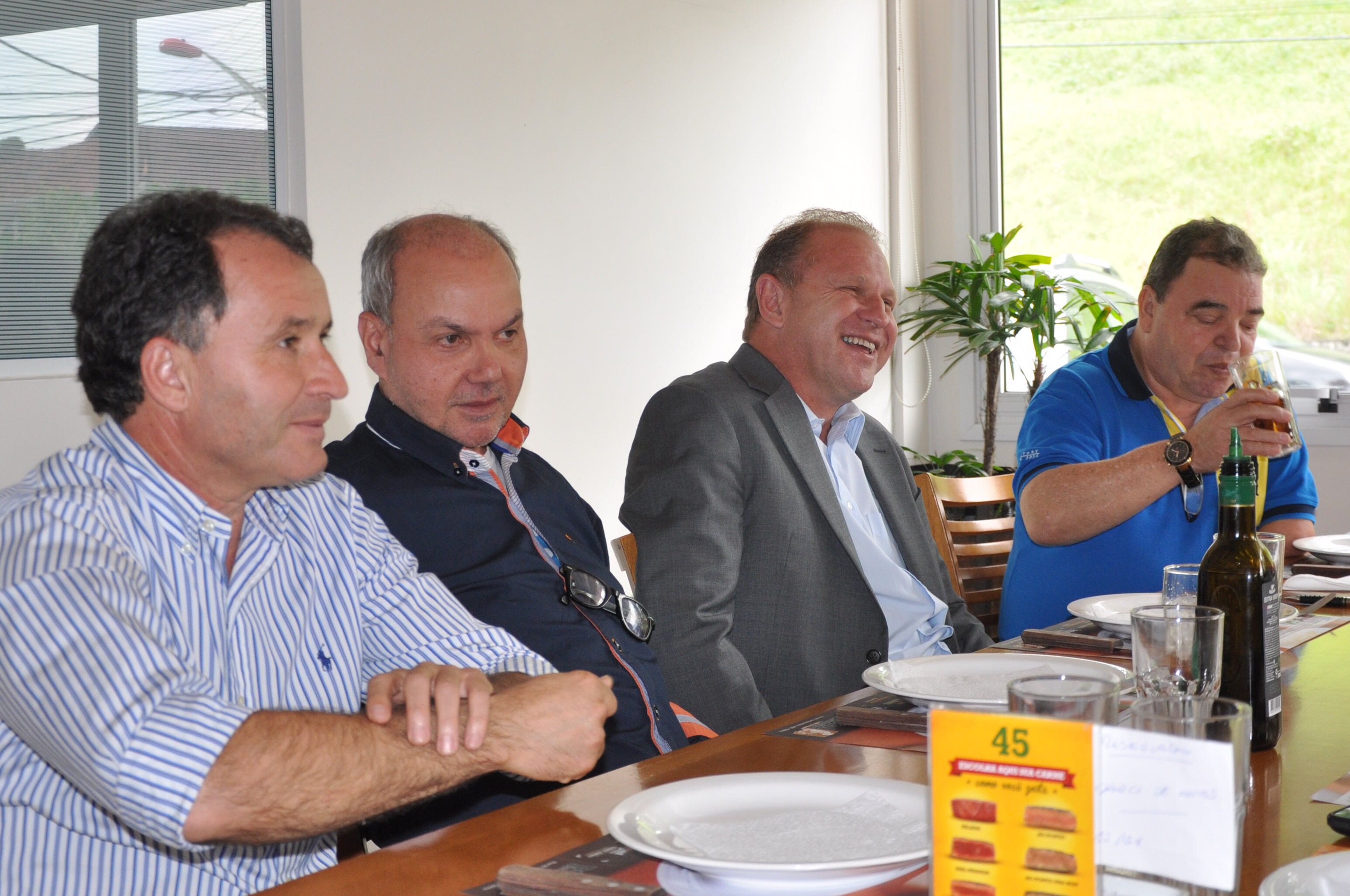 Presidente da Alesc, Gelson Merisio, cumpre agenda em Joinville. Foto: Karine Lucinda / Presidência