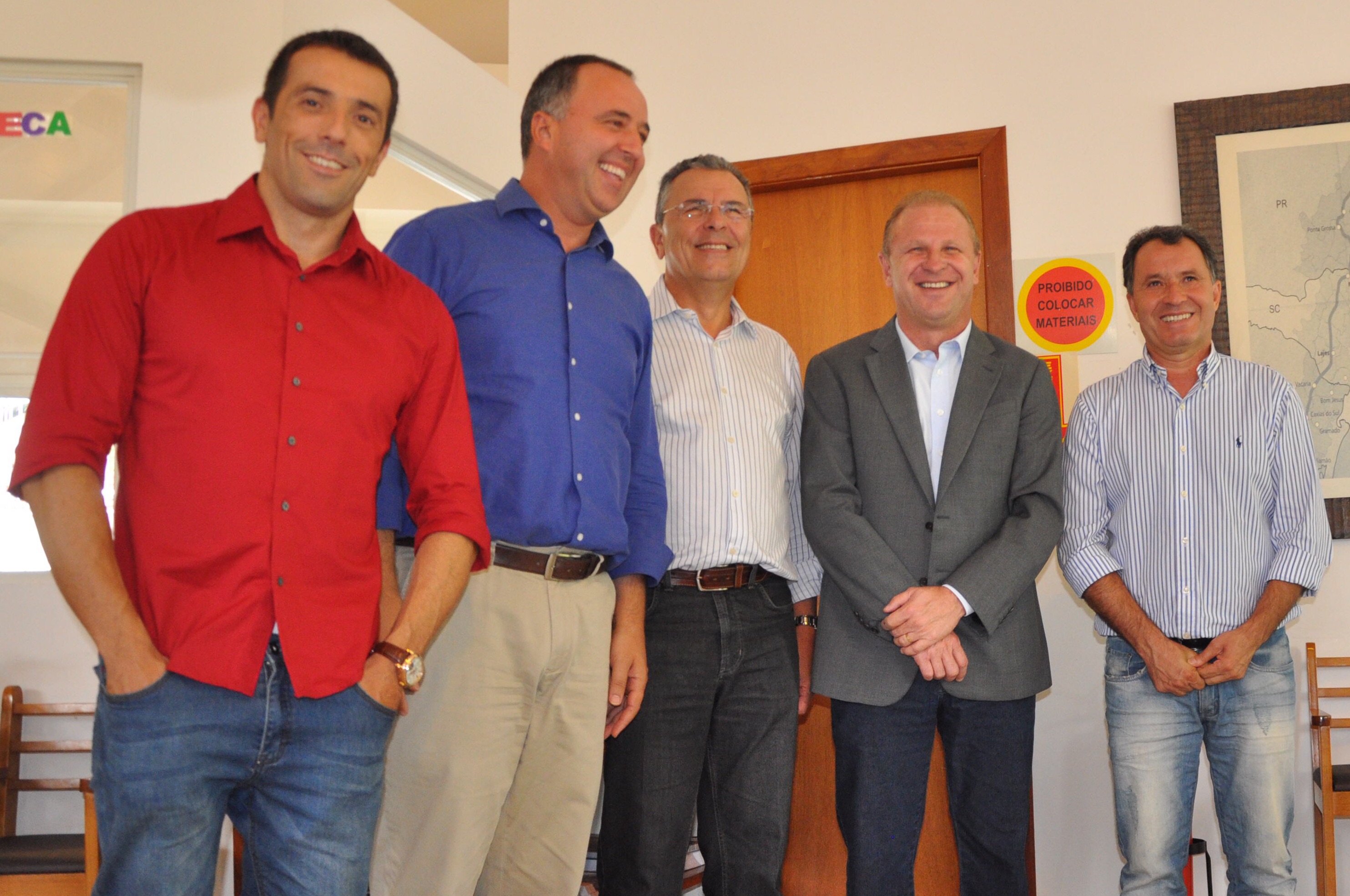 Presidente da Alesc, Gelson Merisio, cumpre agenda em Joinville. Foto: Karine Lucinda / Presidência