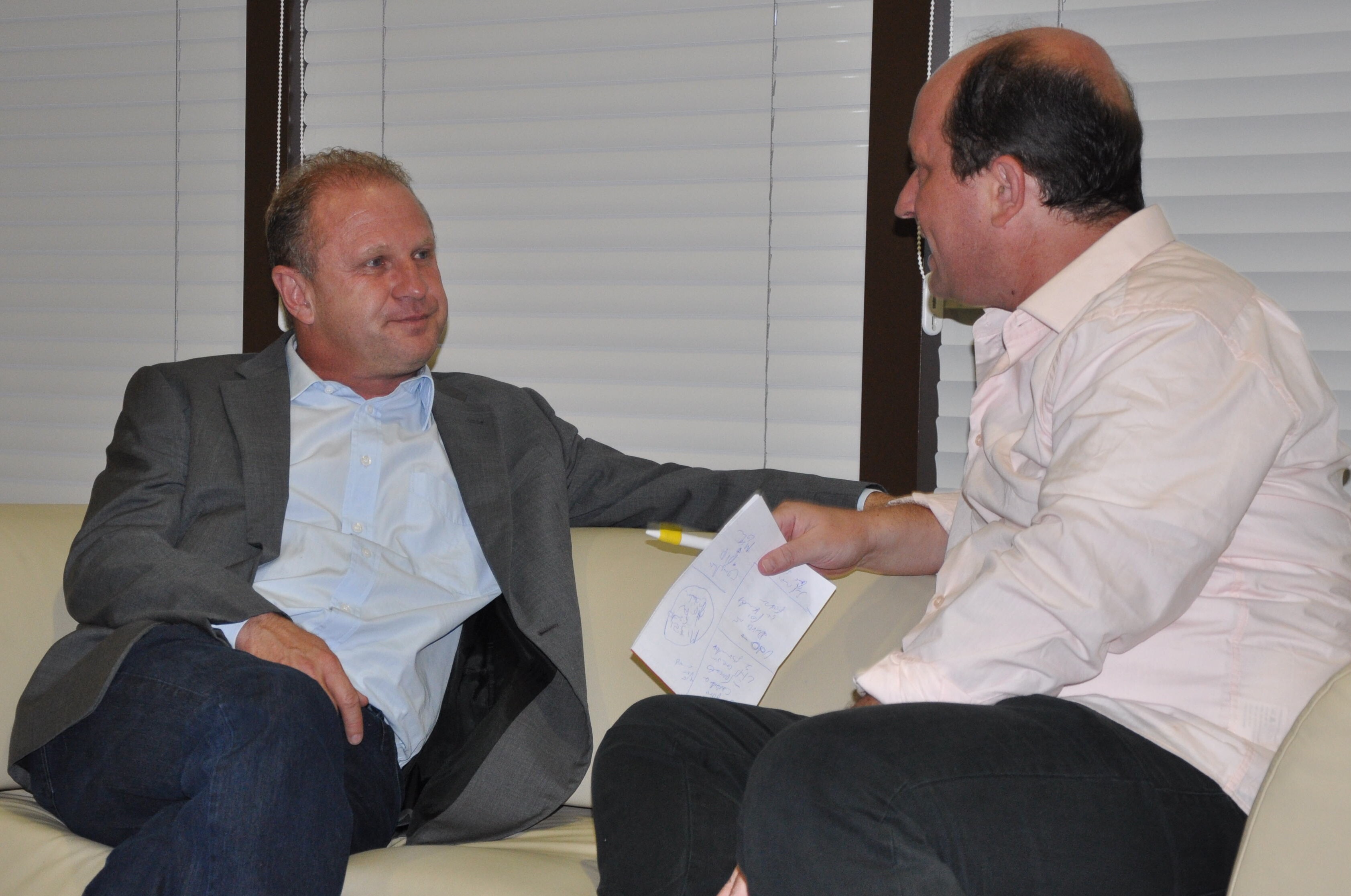 Presidente da Alesc, Gelson Merisio, cumpre agenda em Joinville. Foto: Karine Lucinda / Presidência