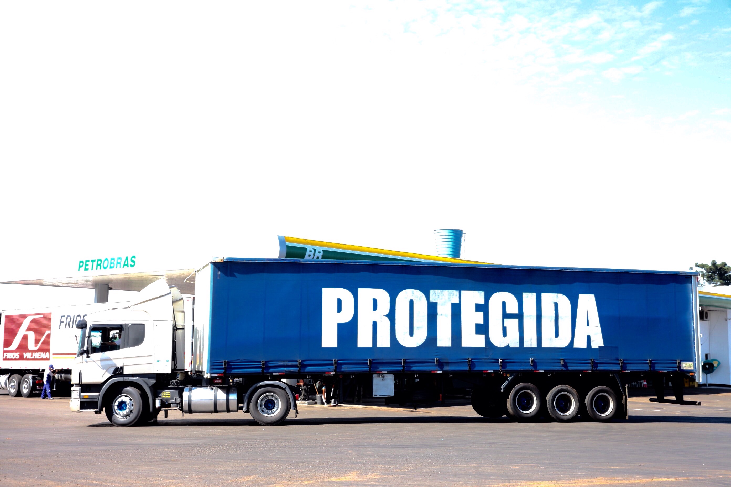 Paralisação dos Caminhonheiros. Foto: Fábio Queiroz / Agência AL