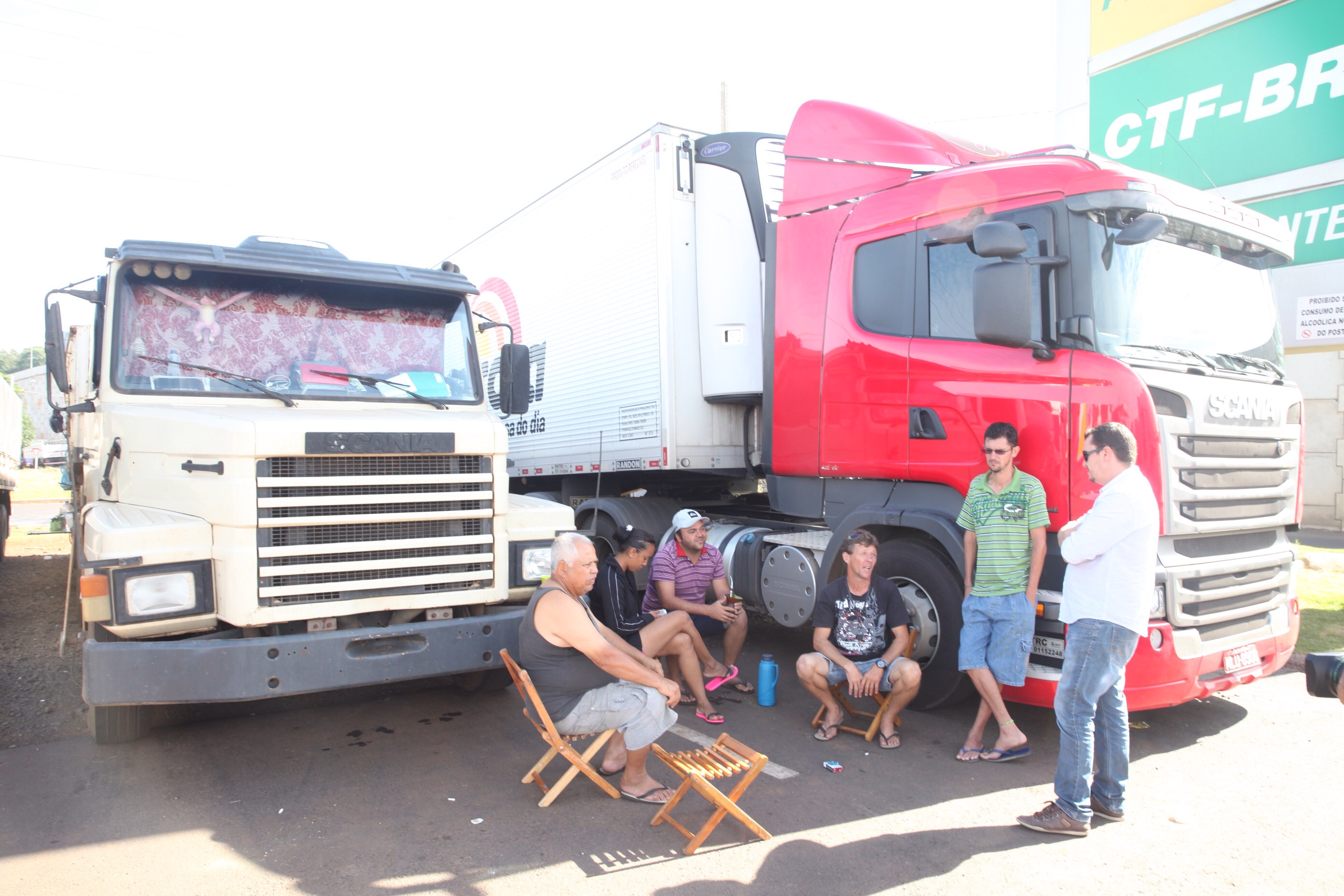 Paralisação dos Caminhonheiros. Foto: Fábio Queiroz / Agência AL