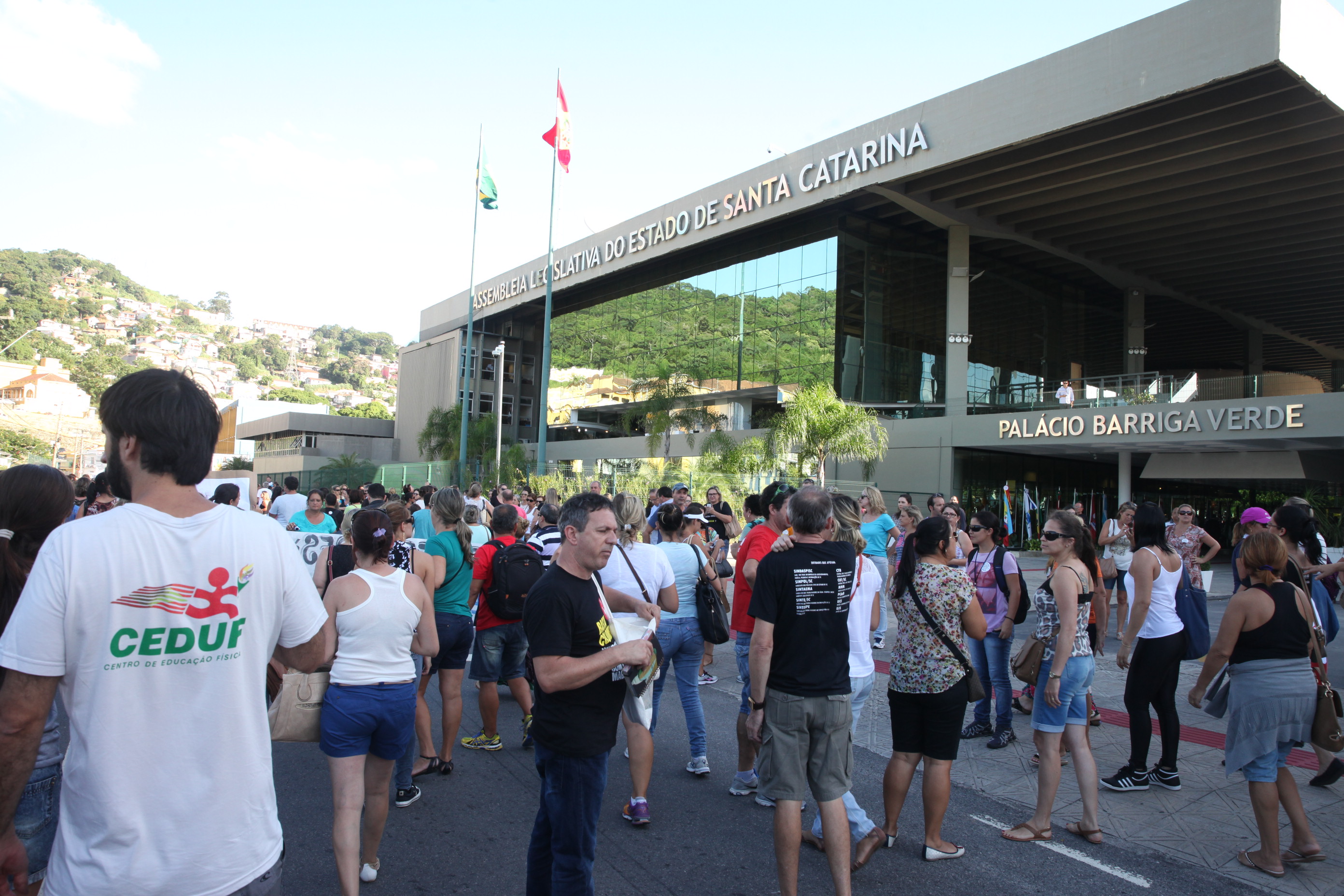Manifestação dos Professores. Foto: Fábio Queiroz / Agência AL