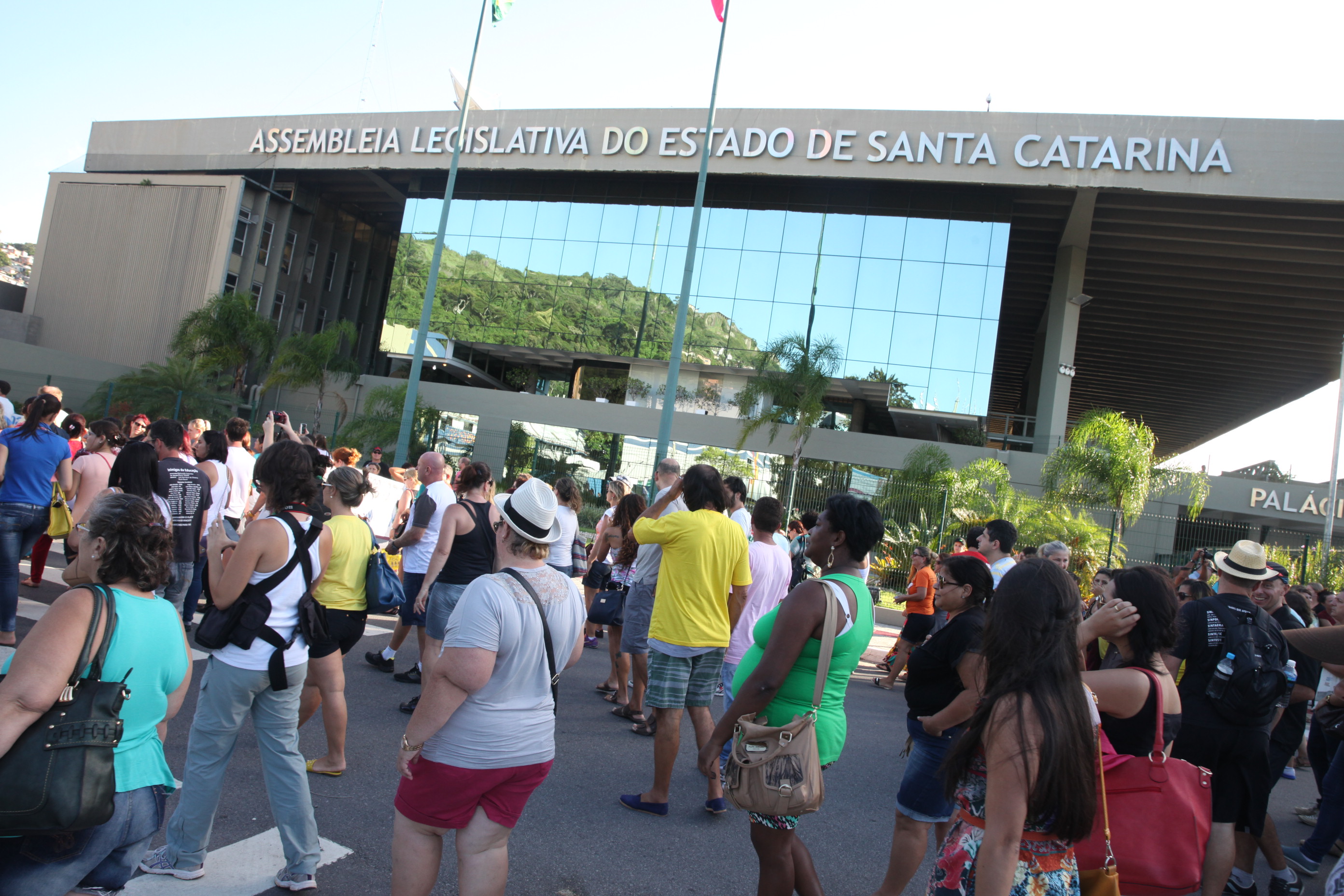 Manifestação dos Professores. Foto: Fábio Queiroz / Agência AL