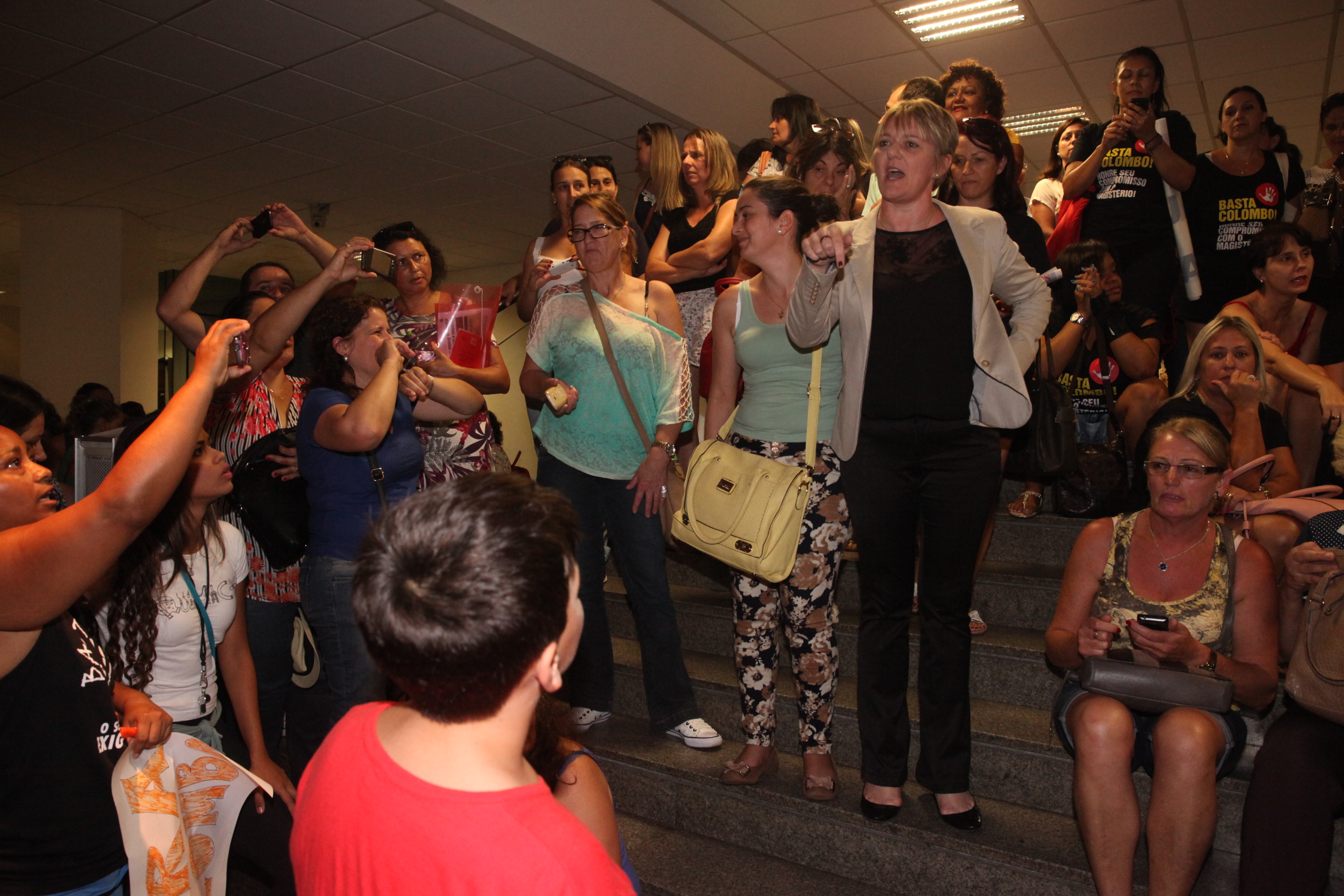Manifestação dos Professores. Foto: Fábio Queiroz / Agência AL