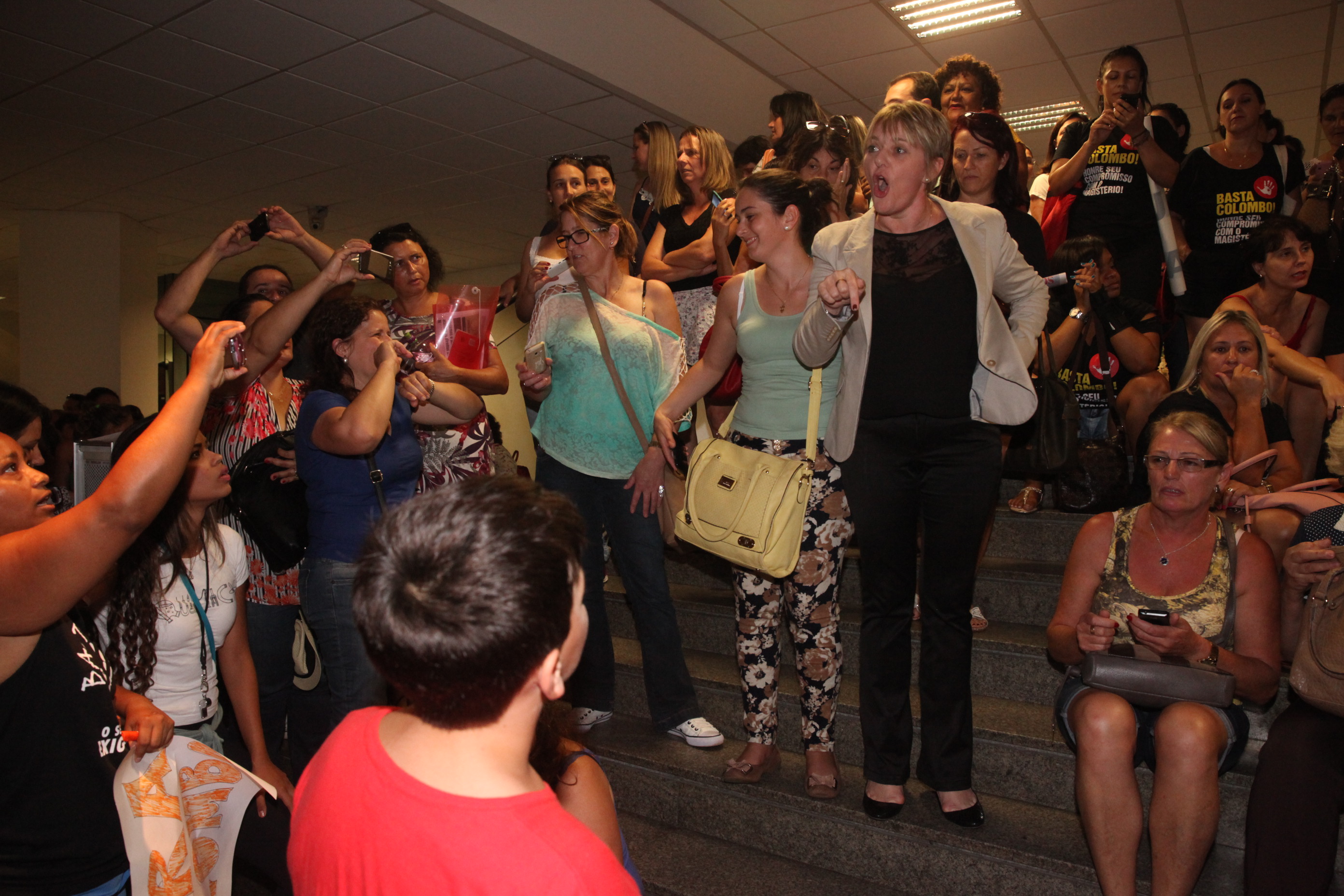 Manifestação dos Professores. Foto: Fábio Queiroz / Agência AL