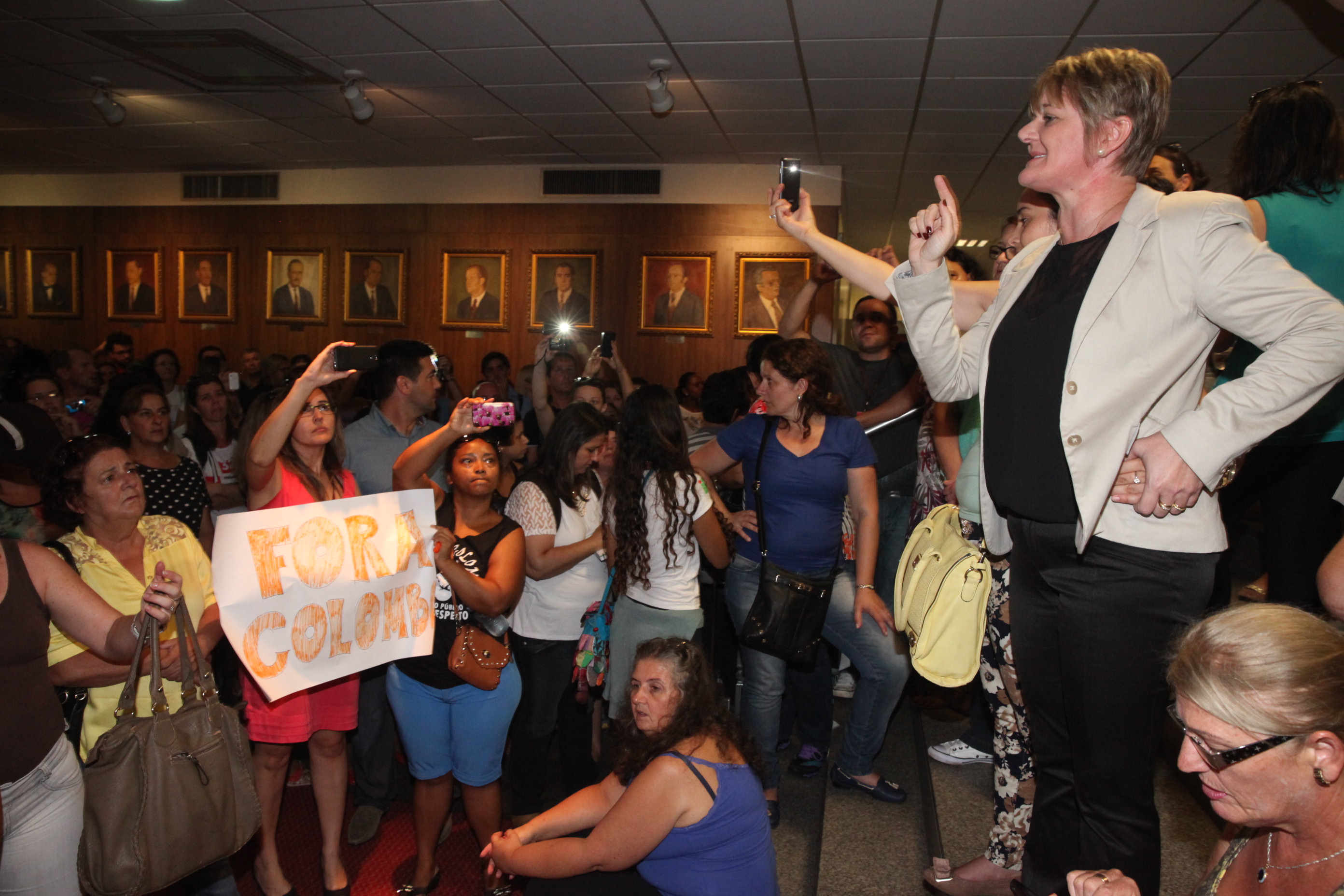 Manifestação dos Professores. Foto: Fábio Queiroz / Agência AL