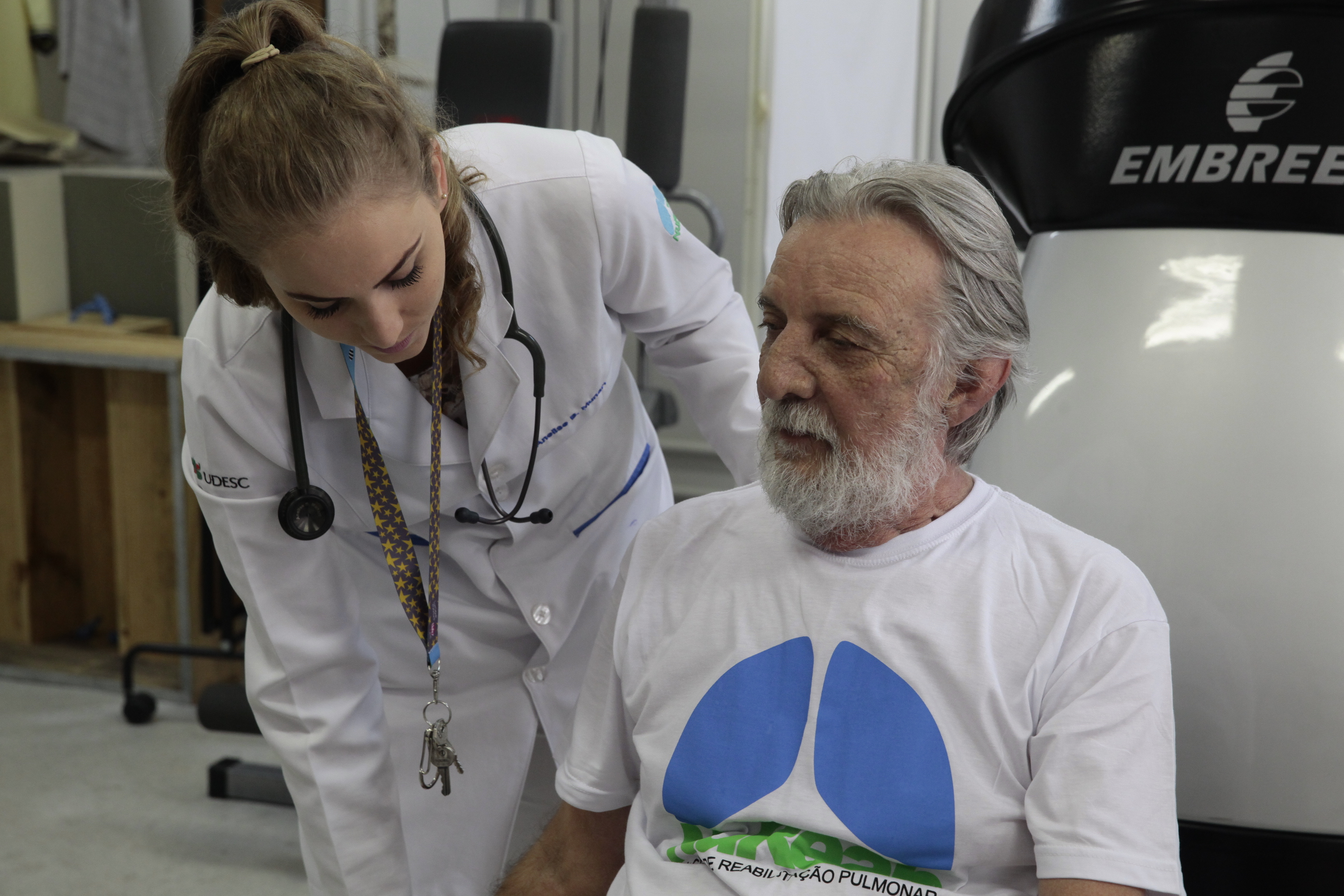 Udesc oferece check-up gratuito para avaliar capacidade pulmonar de ex-fumantes. Foto: Miriam Zomer/Agência AL