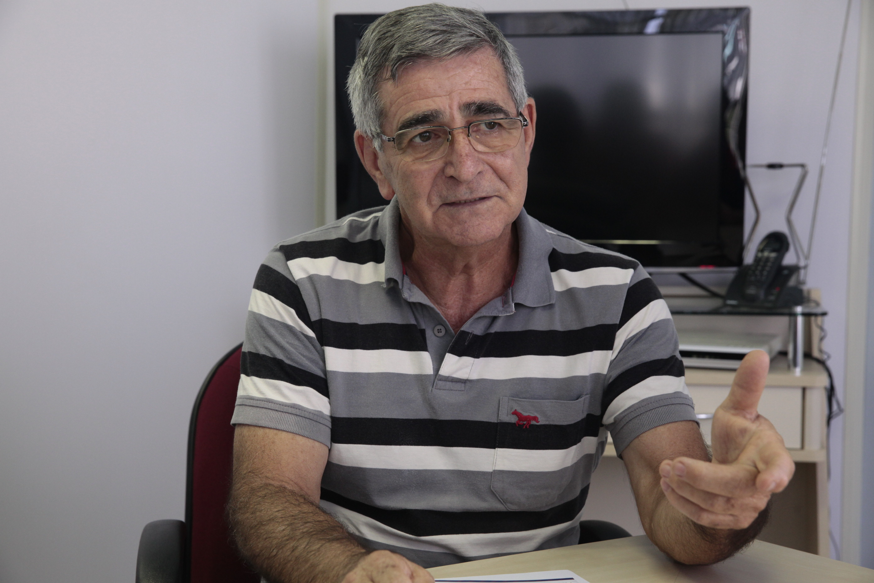 Francisco Alano, diretor da Fecesc. FOTO: Eduardo Guedes de Oliveira/Agência AL