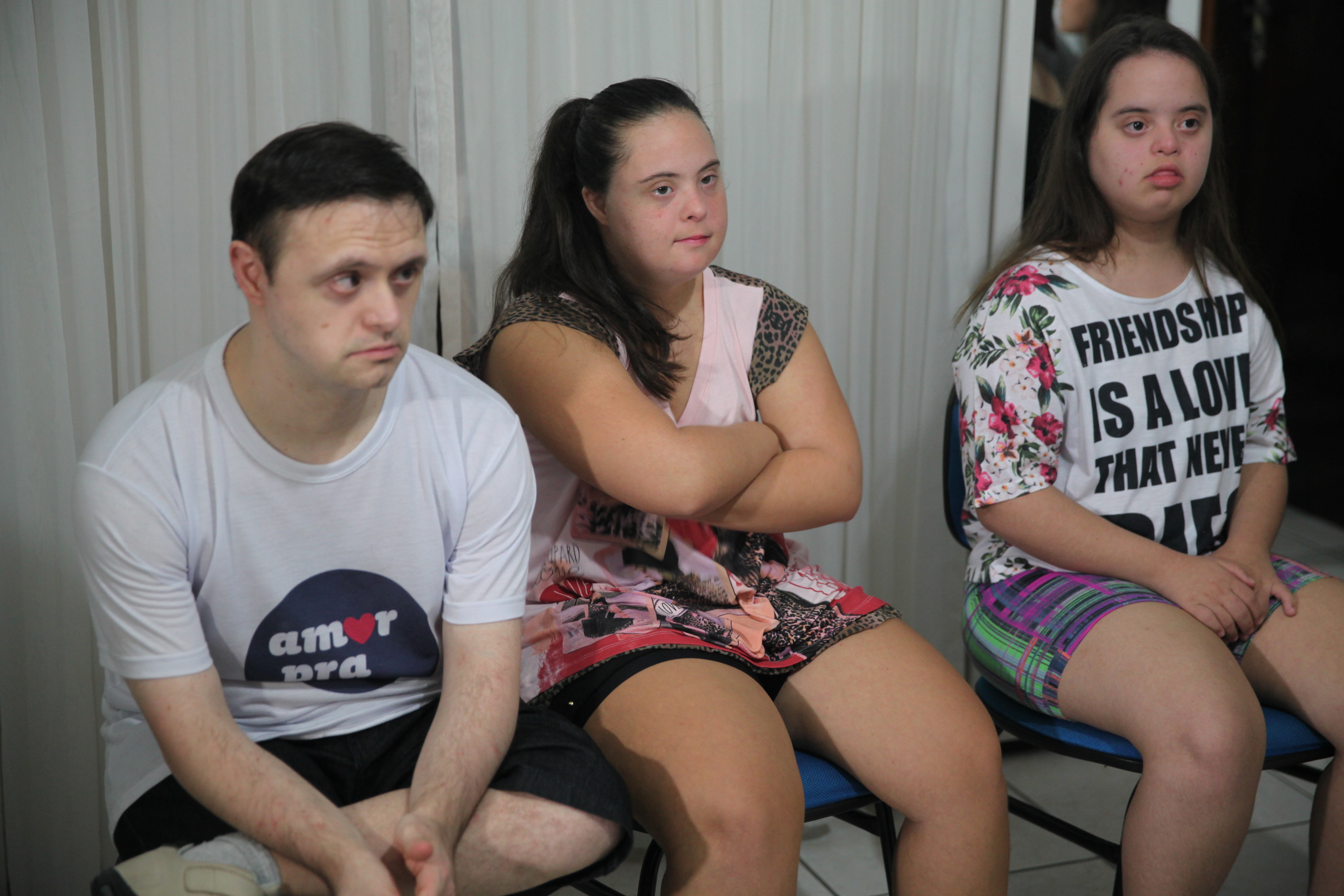 Jovens e adultos com Síndrome de Down se reúnem todas às terças-feiras para refletir sobre temas relacionados à vida adulta. Foto: Miriam Zomer/Agência AL