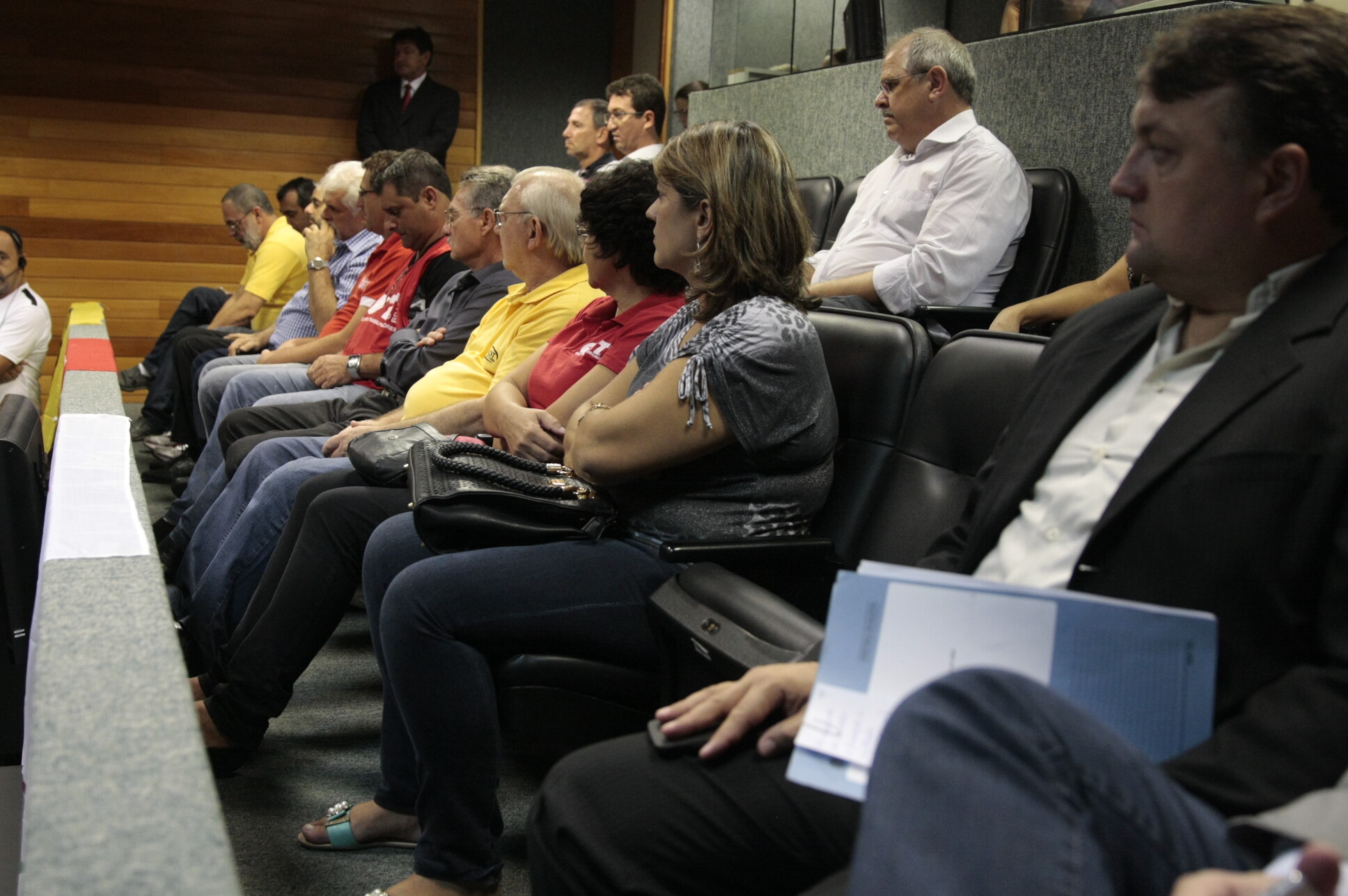 Representantes de entidades sindicais acompanharam a votação FOTO: Yuri Santos/Agência AL