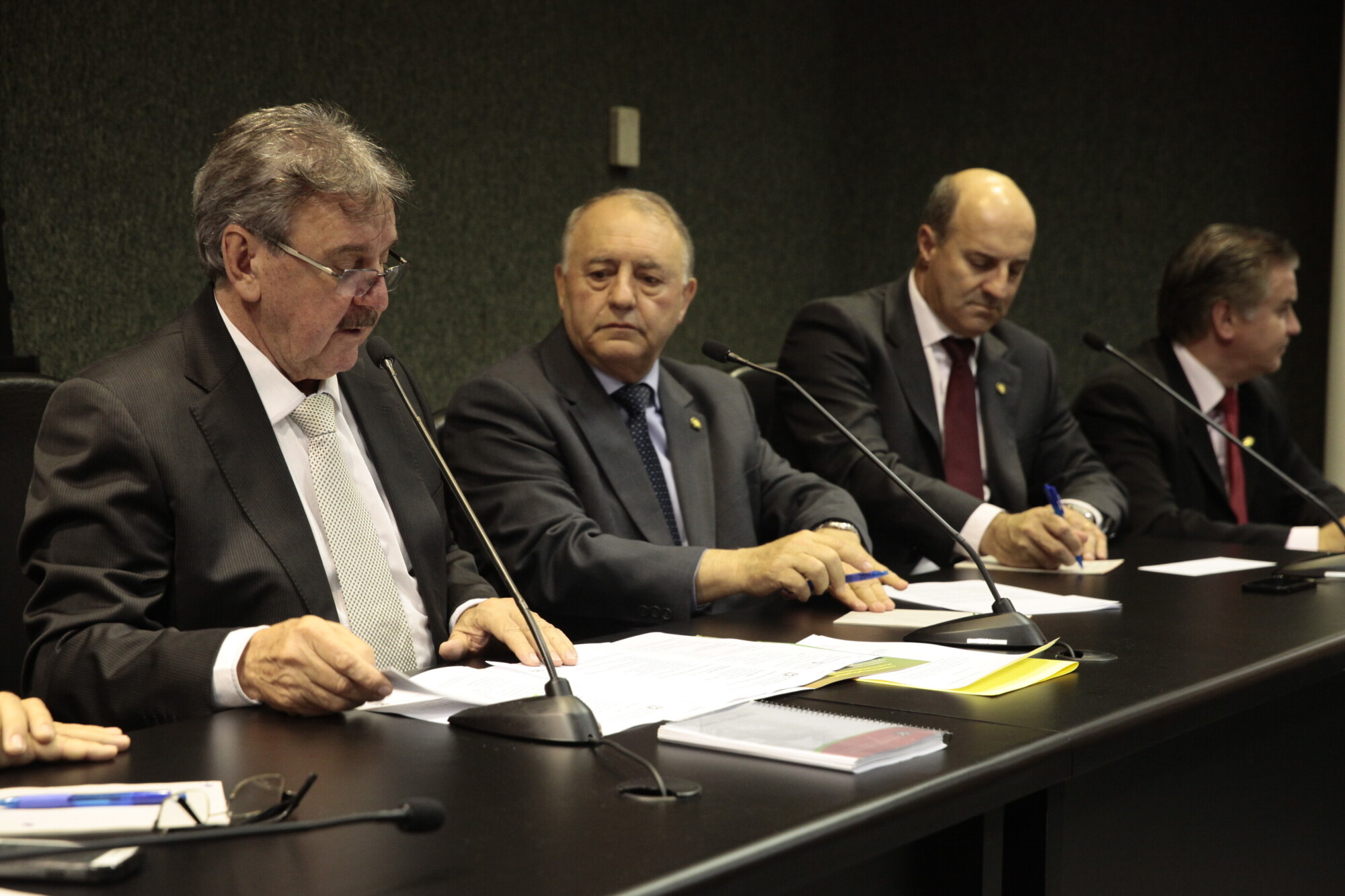 Secretário da Agricultura e da Pesca participa de reunião na Assembleia