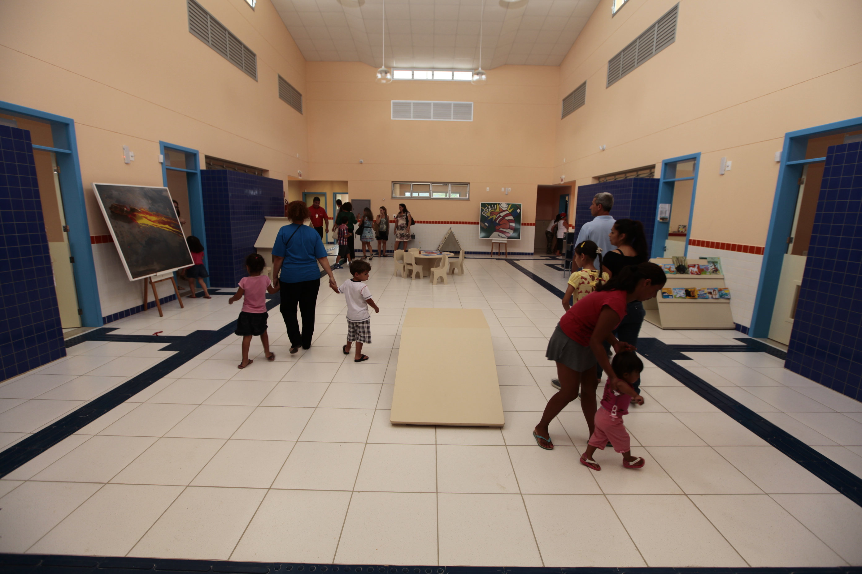 Inauguração da Creche Hassis, a primeira da rede municipal com padrão internacional de sustentabilidade. Foto: Miriam Zomer/Agência AL