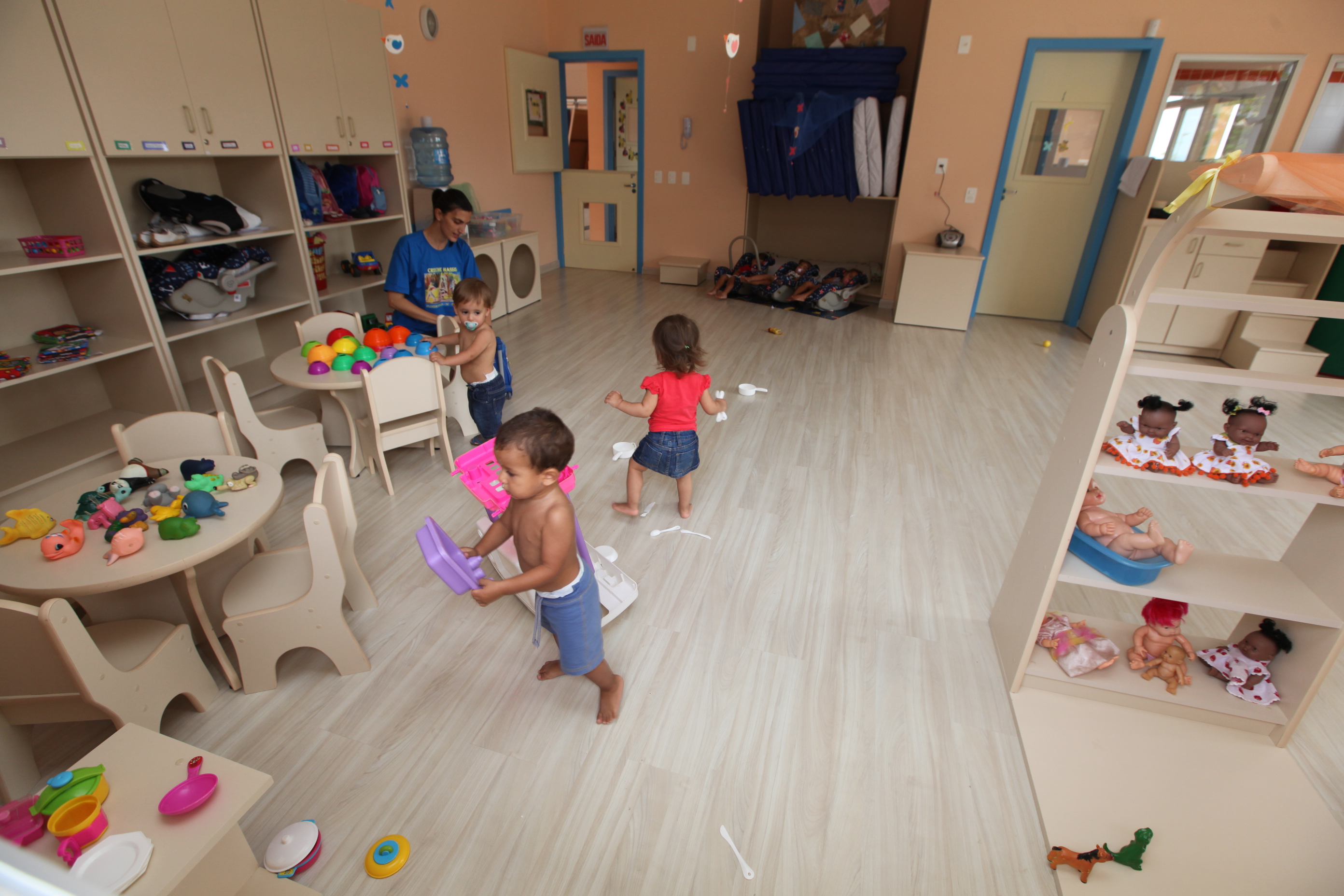 Inauguração da Creche Hassis, a primeira da rede municipal com padrão internacional de sustentabilidade. Foto: Miriam Zomer/Agência AL