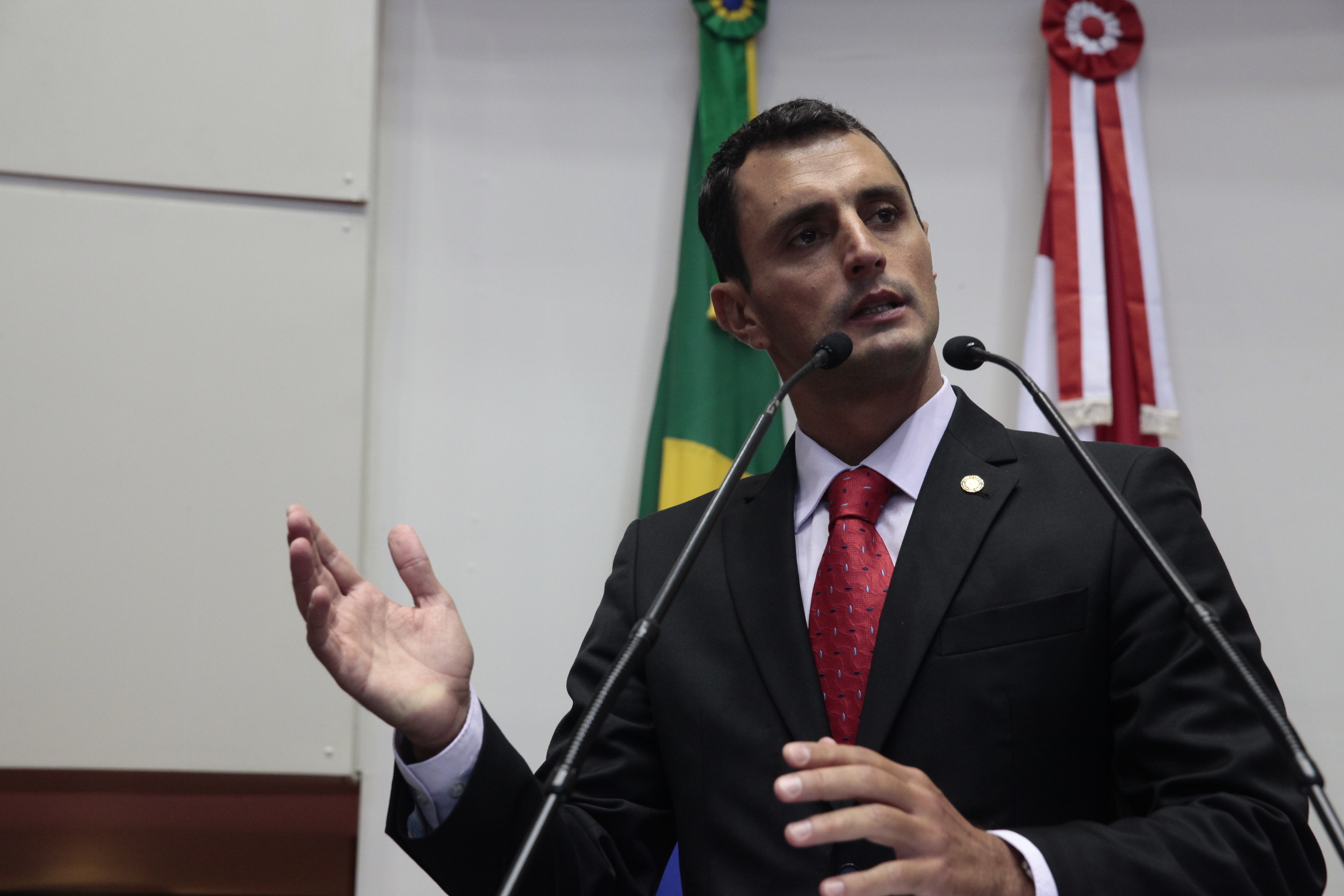 Deputado João Amin (PP) Sessão Ordinária - Plenário Osni Régis. Foto: Eduardo Guedes de Oliveira / Agência AL