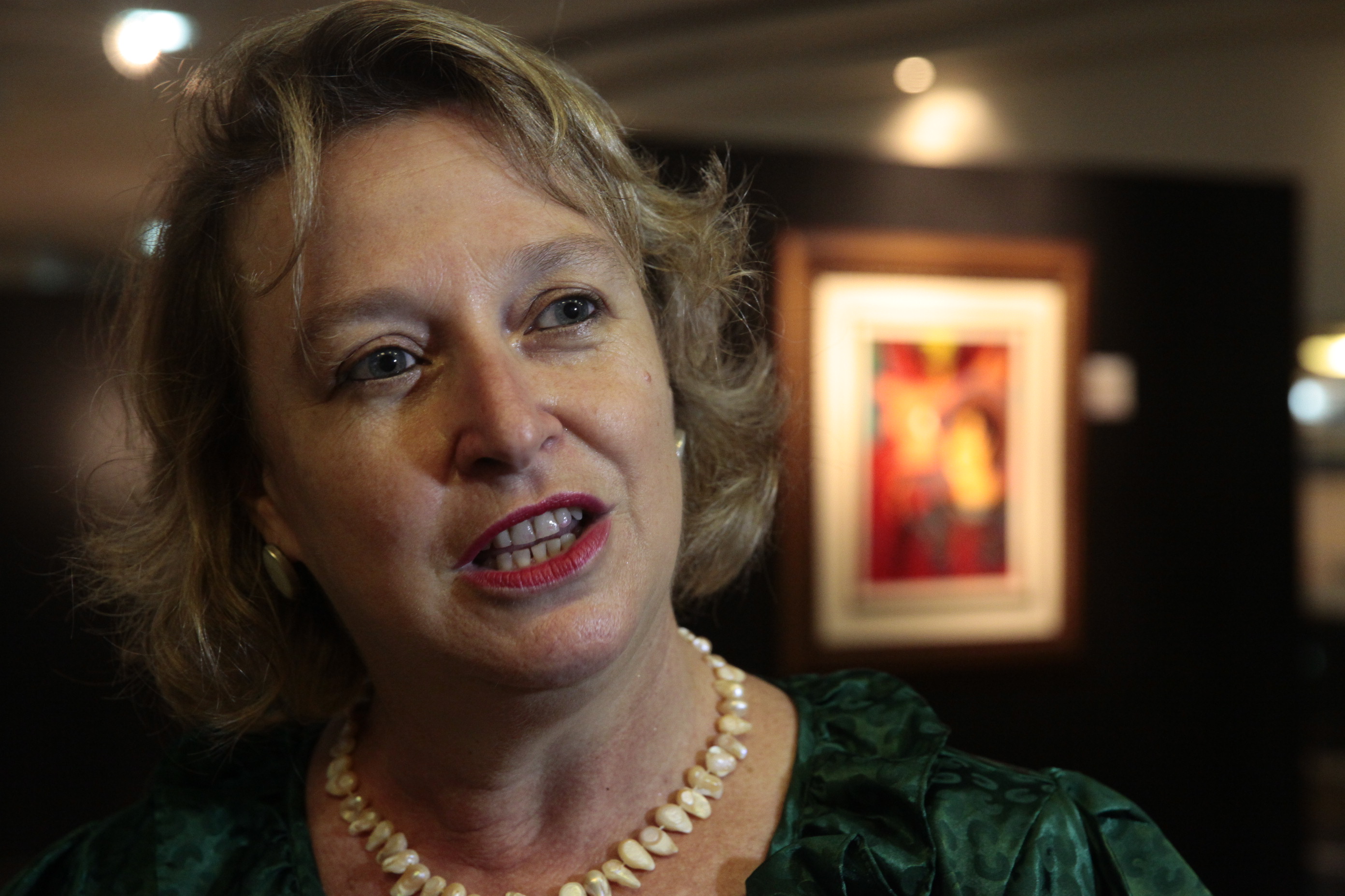Rosânia Tomaz, Coordenadora do Projeto Floripa Letrada. Foto: Eduardo Guedes de Oliveira / Agência AL