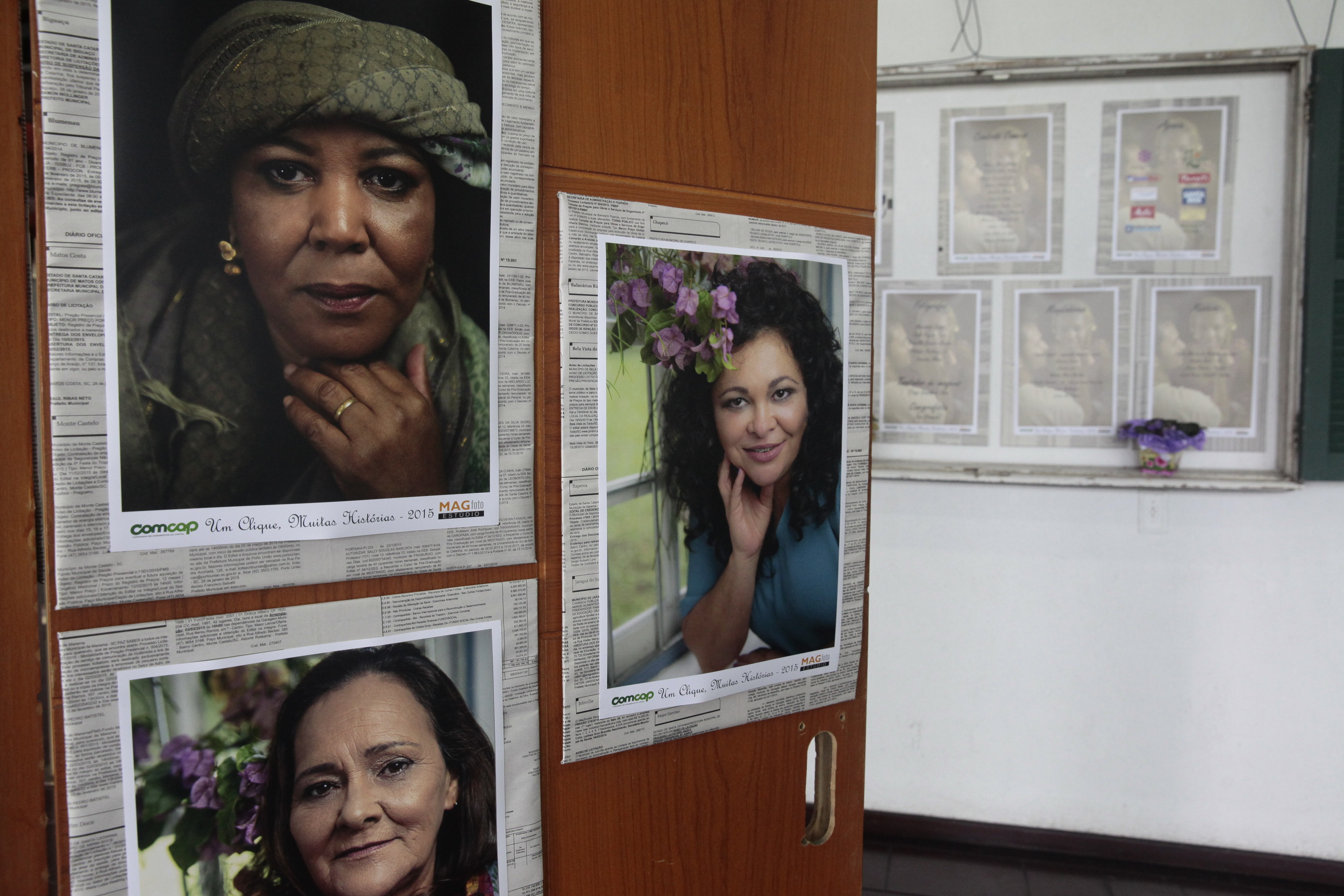 Exposição Mulheres Comcap. Foto: Eduardo Guedes de Oliveira / Agência AL