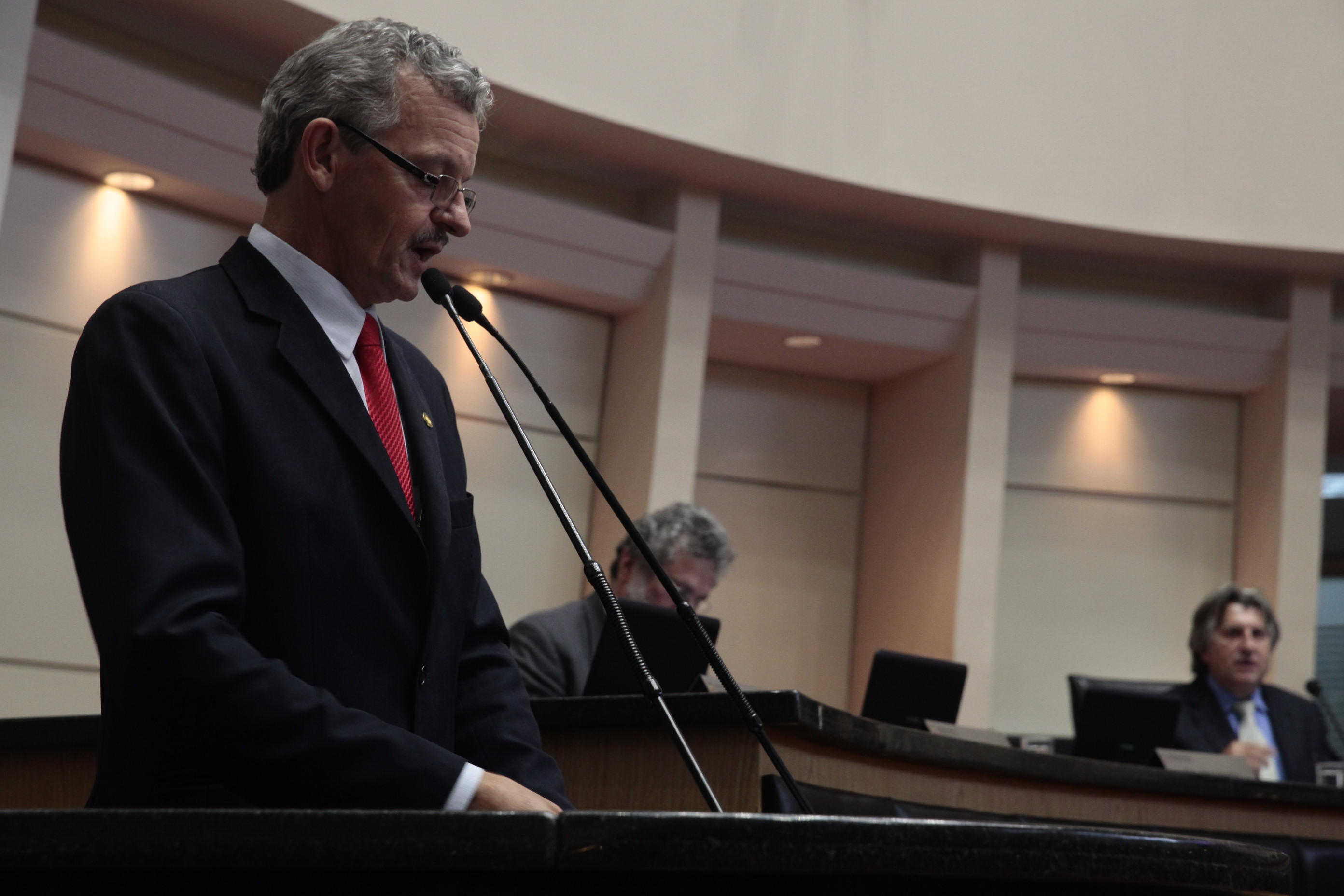 Deputado Dirceu Dresch (PT) Sessão Ordinária - Plenário Osni Régis. Foto: Eduardo Guedes de Oliveira / Agência AL
