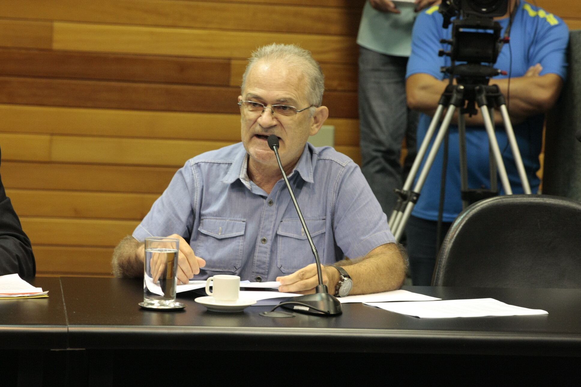 Hélio Livino, assessor técnico do Cosems-SC FOTO: Yuri Santos/Agência AL