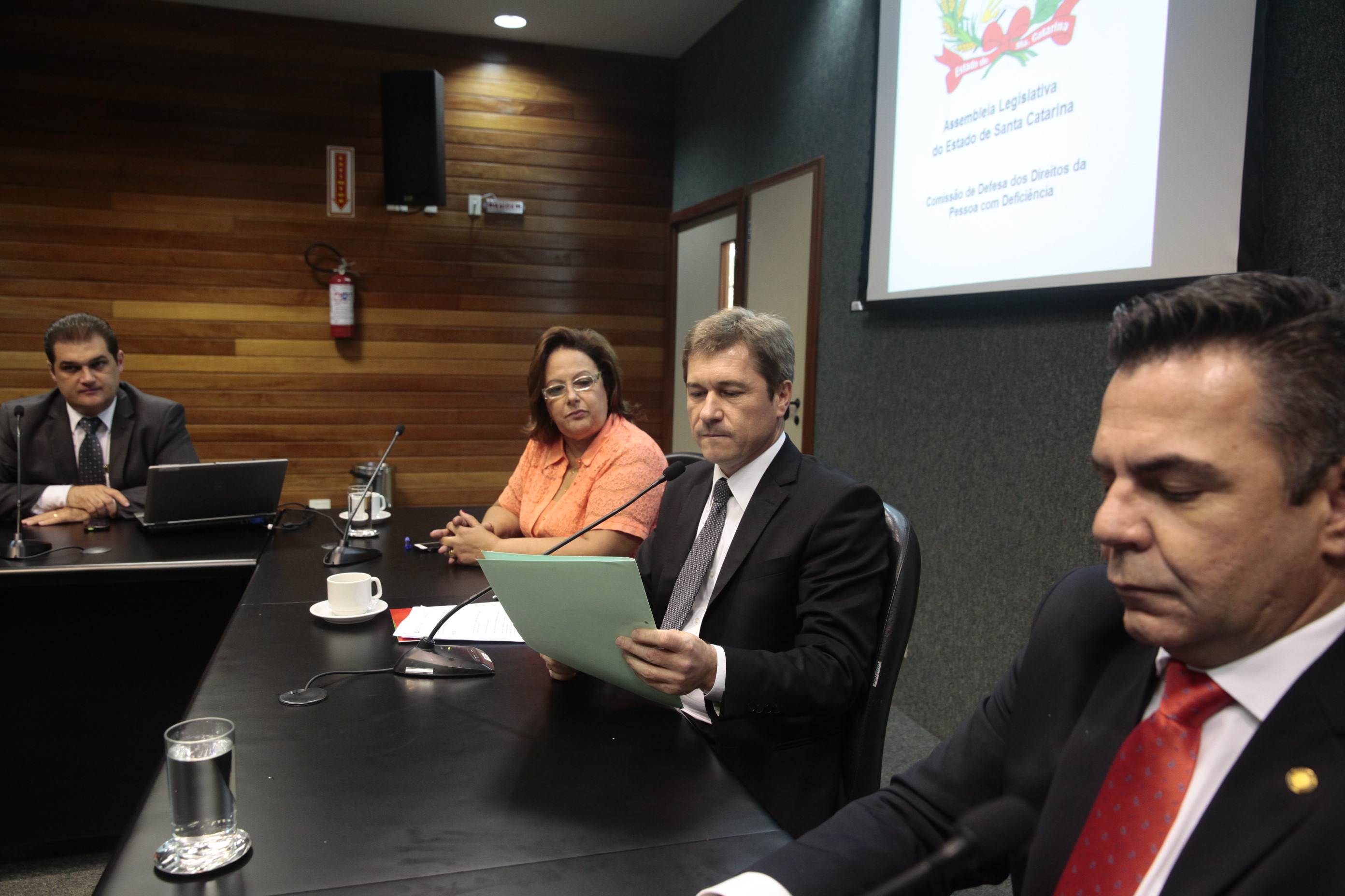 Reunião da Comissão de Defesa dos Direitos da Pessoa com Deficiência. Foto: Eduardo Guedes de Oliveira / Agência AL