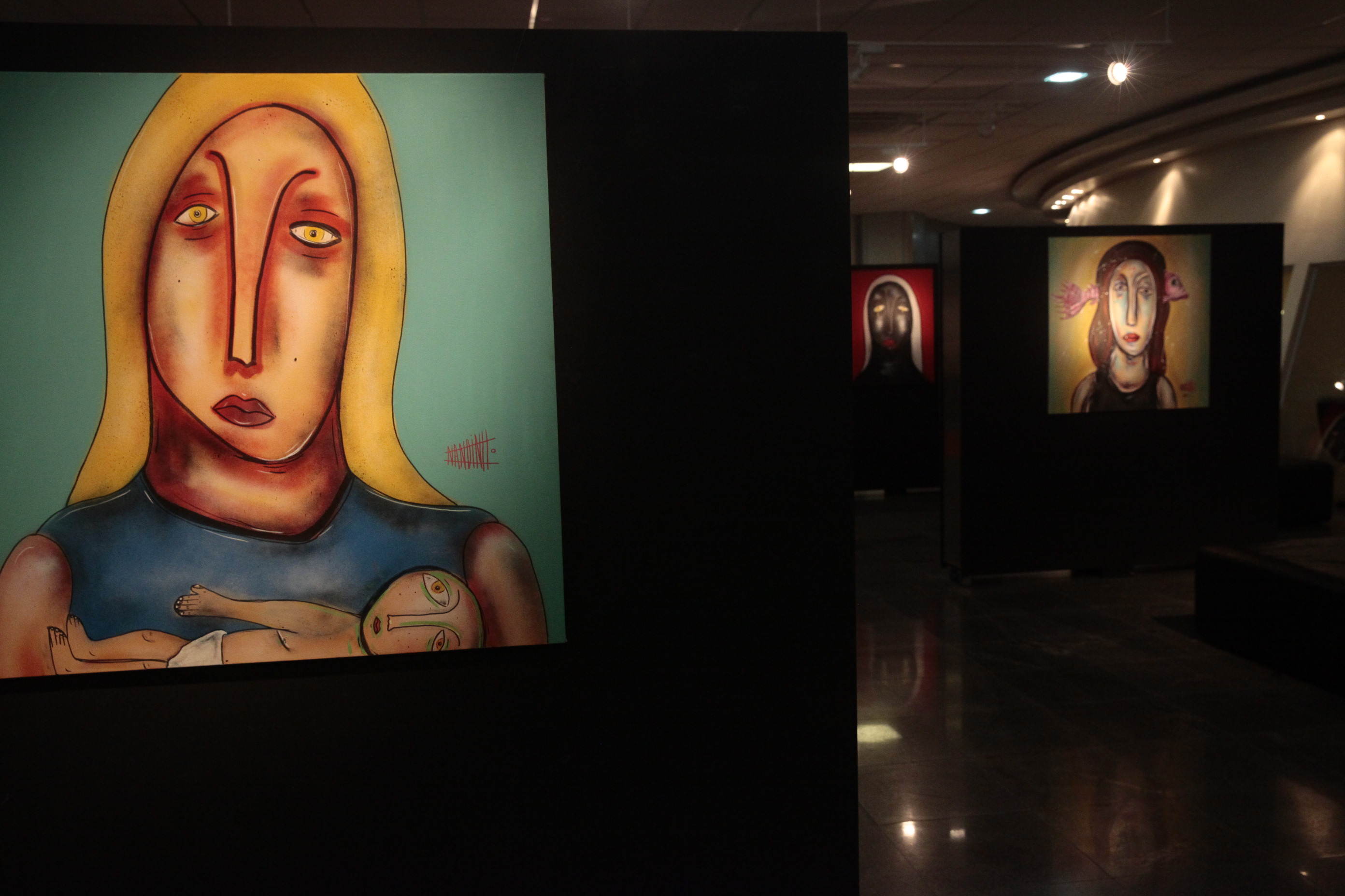 Exposição Mundo Encantado do artista plástico Fernando Winck Ziliotto Foto; Eduardo Guedes