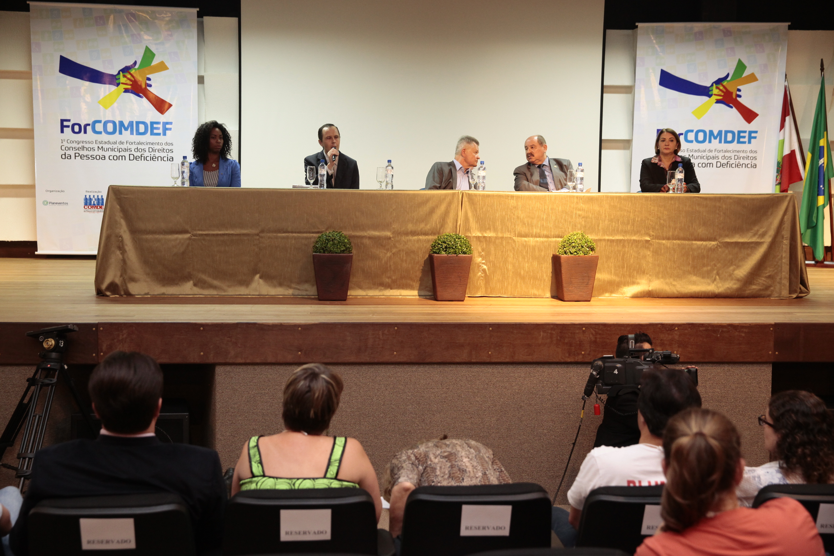 1º Congresso Estadual de Fortalecimento dos Conselhos Municipais dos Direitos da Pessoa com Deficiência. Foto: Miriam Zomer/Agência AL