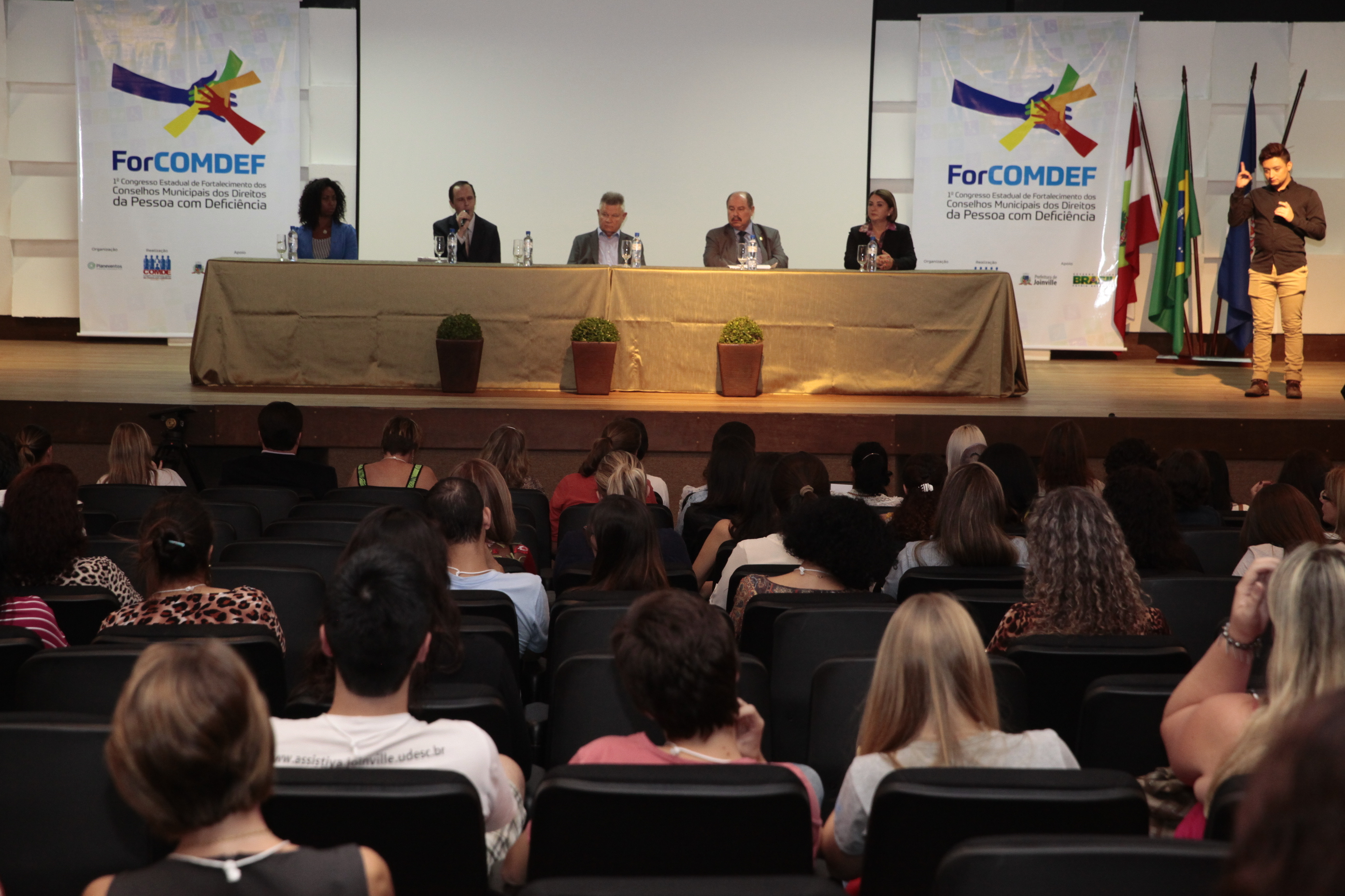 1º Congresso Estadual de Fortalecimento dos Conselhos Municipais dos Direitos da Pessoa com Deficiência. Foto: Miriam Zomer/Agência AL