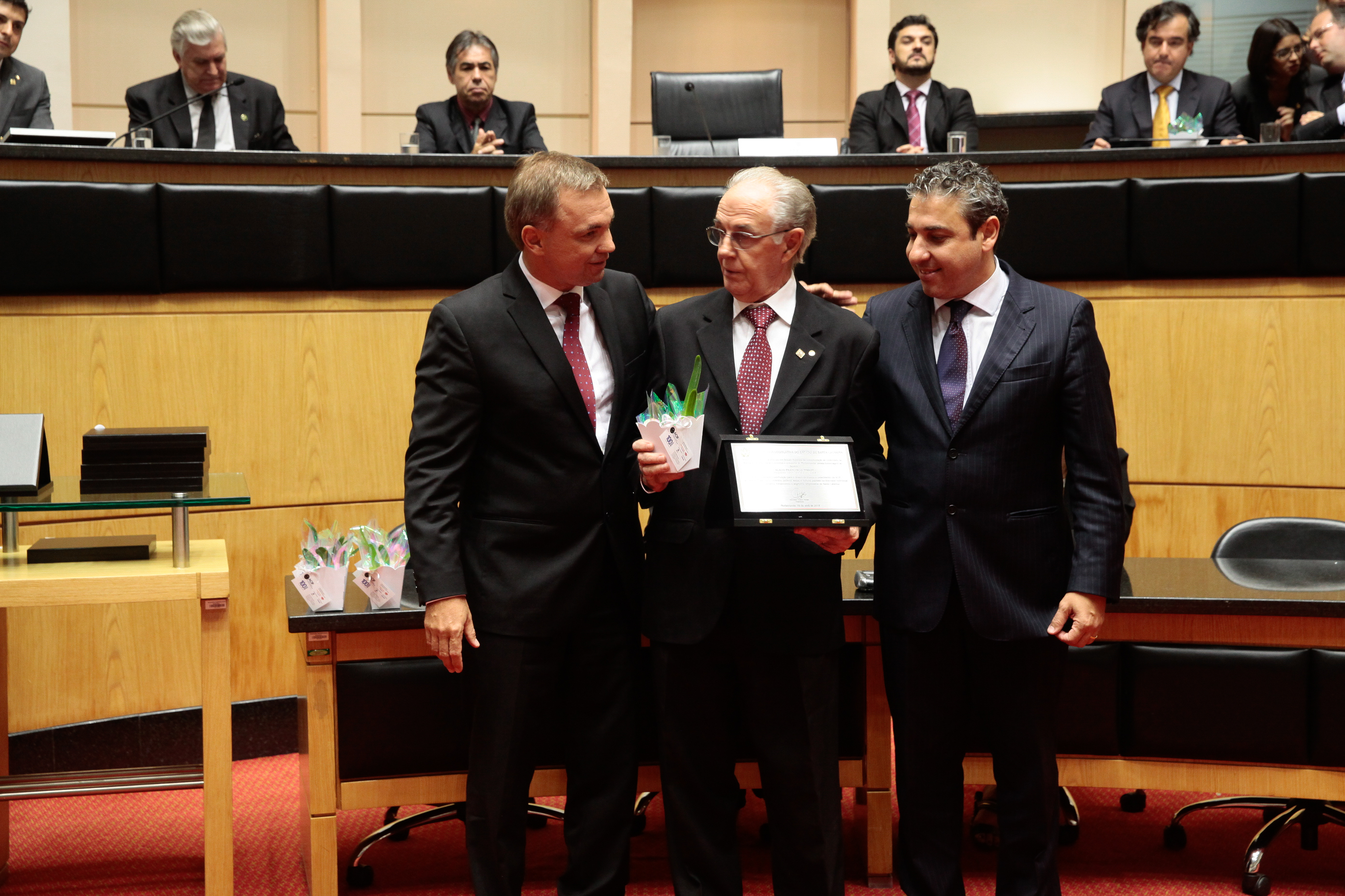 Sessão Especial em homenagem à Associação Comercial e Industrial de Florianópolis - ACIF pela passagem dos seus cem anos de fundação. Foto: Miriam Zomer/Agência AL