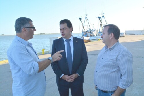 Deputado Rodrigo Minotto visita Terminal Pesqueiro de Laguna