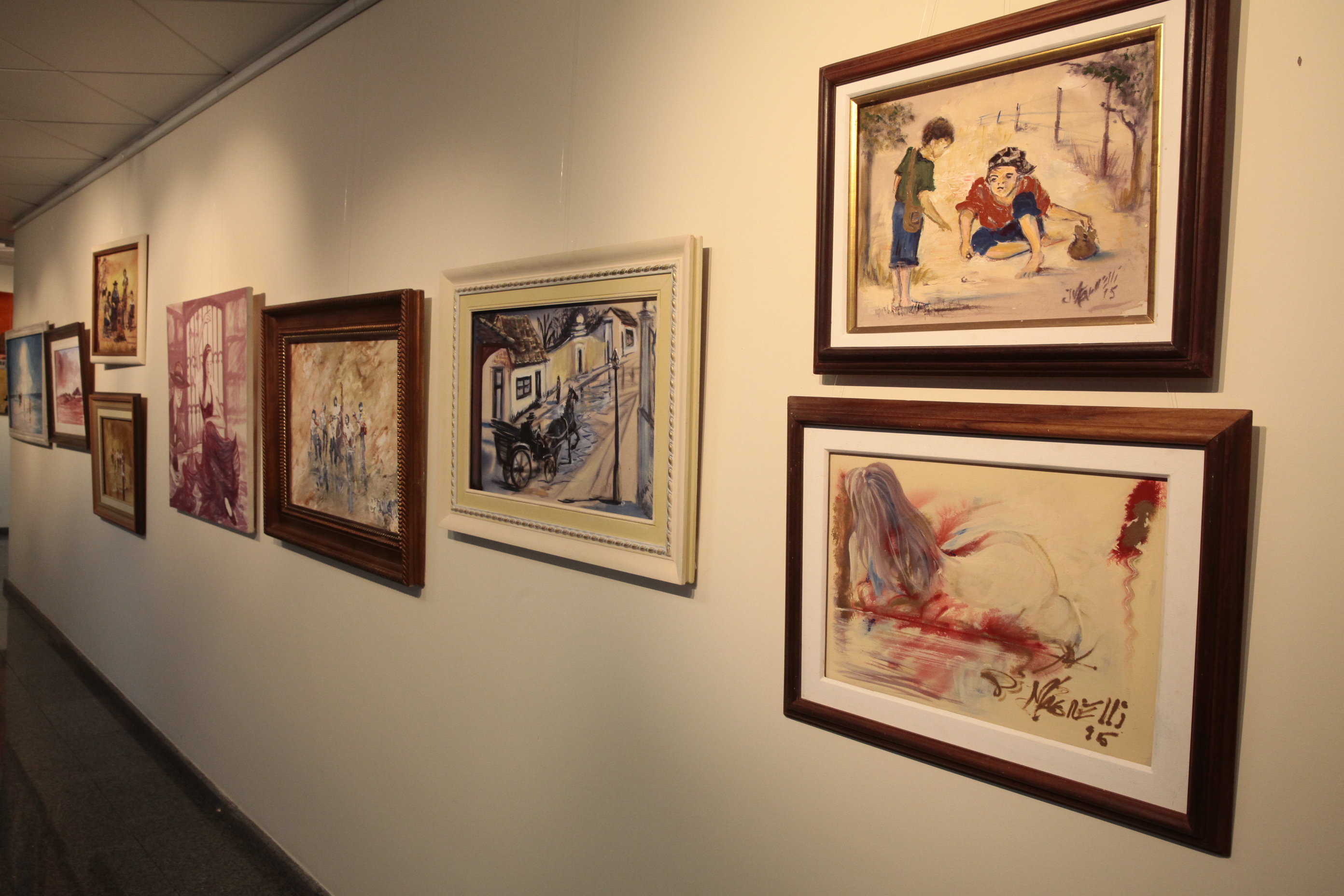 Exposição Uma olhada ao Passado, do artista Juan Magnelli. Foto: Miriam Zomer/Agência AL
