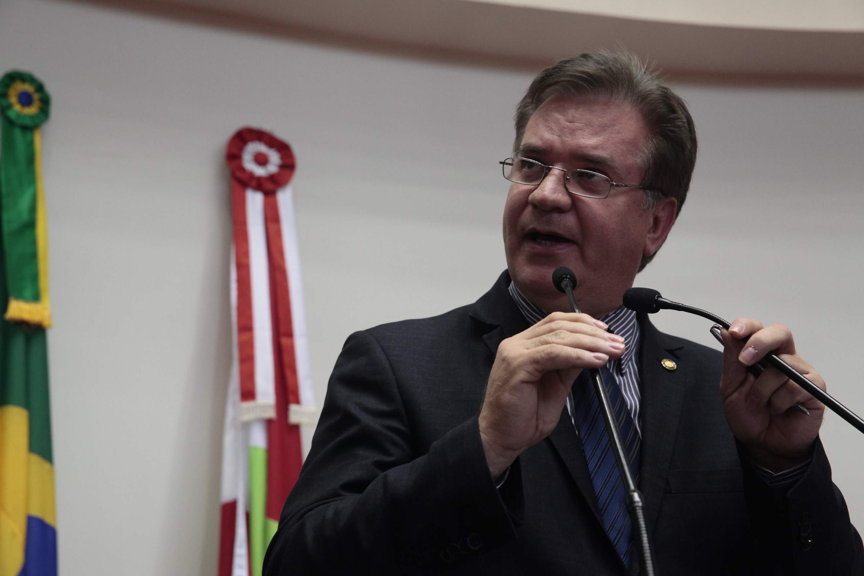 Deputado Cesar Valduga (PCdoB) - Sessão Plenária. Fotos: Eduardo Guedes de Oliveira/Agência AL