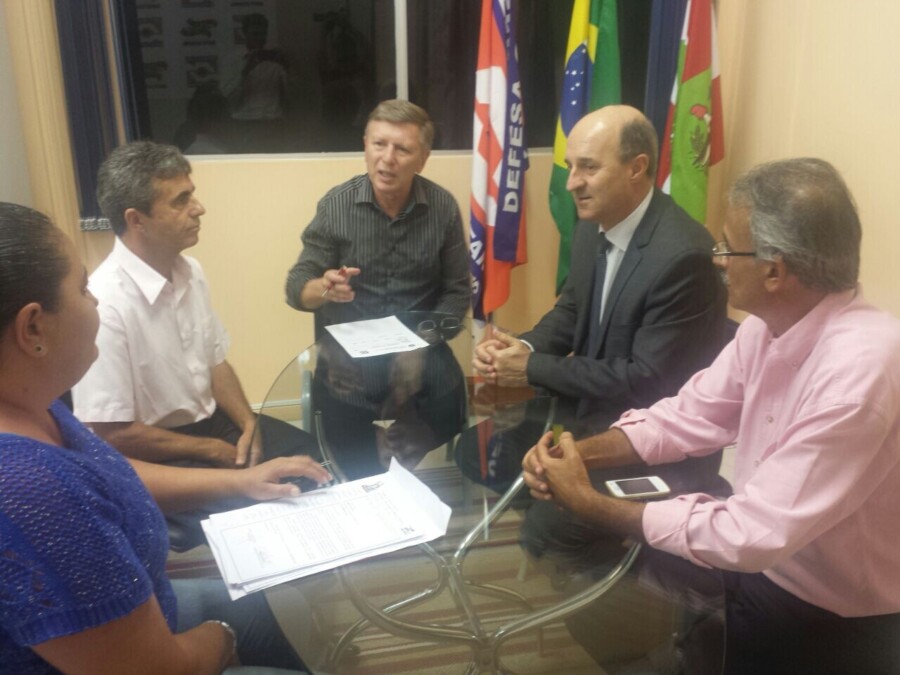 Deputado Zé Milton em audiência com o secretário estadual da Defesa Civil