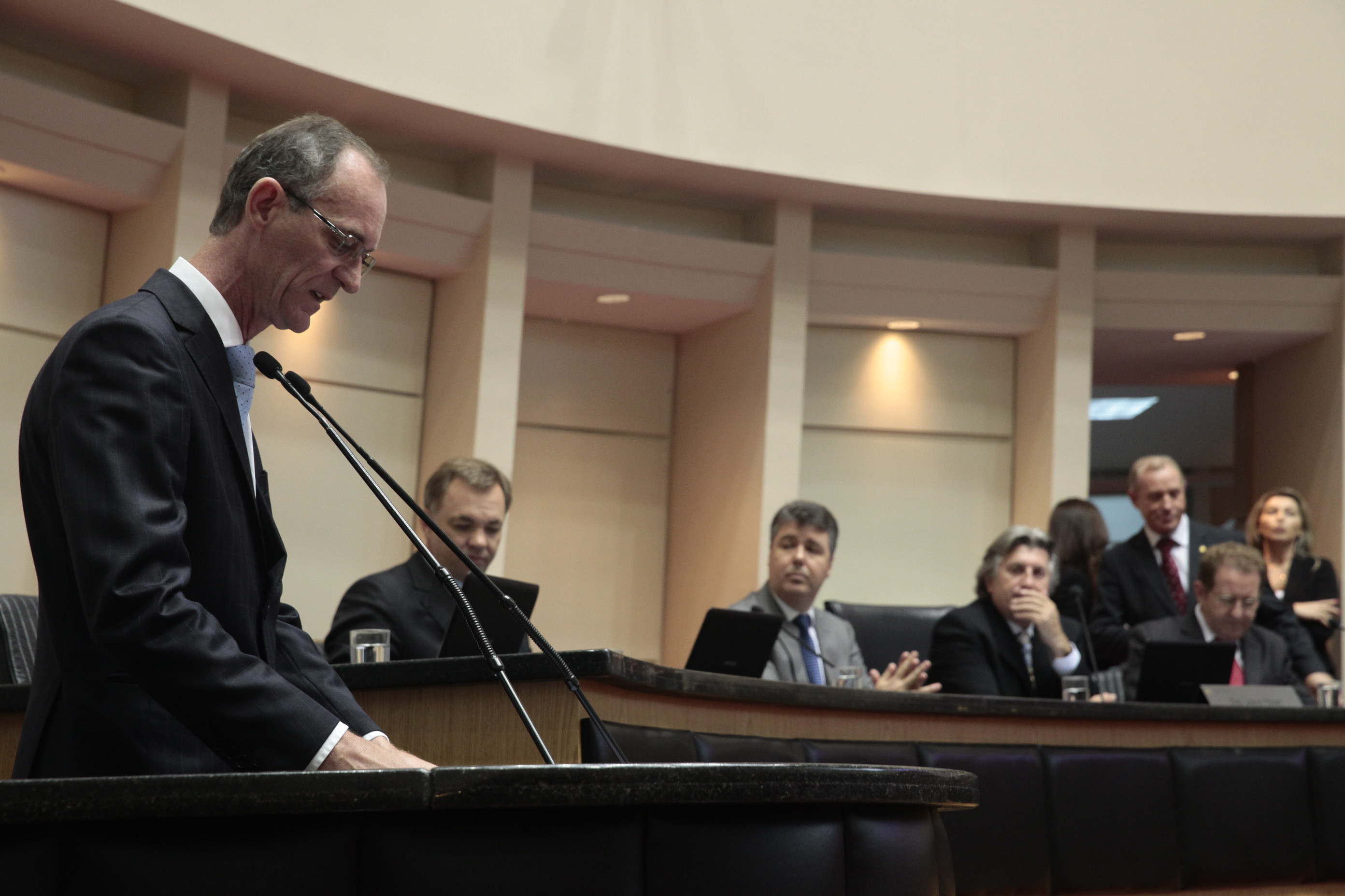 Procurador-geral de Justiça de Santa Catarina, Liu Marcos Marin Sessão Plenária. Fotos: Eduardo Guedes de Oliveira/Agência AL